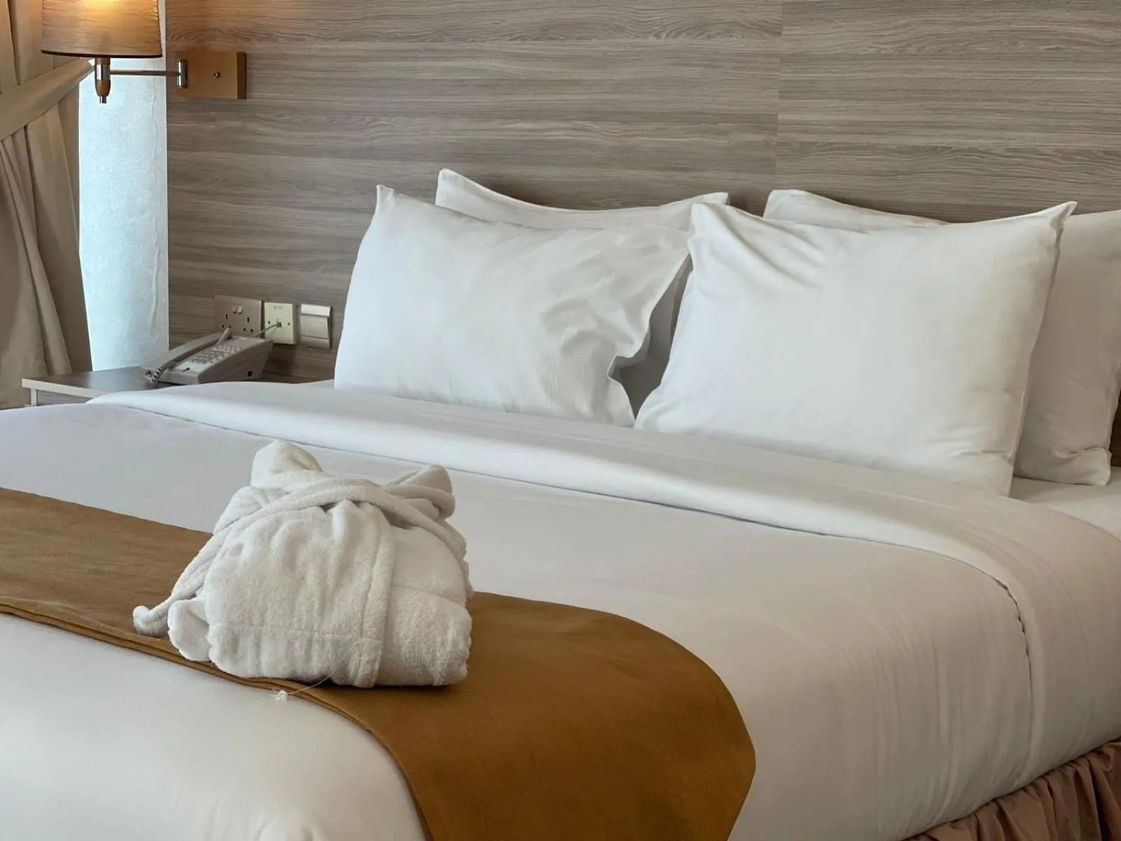 Bed in Grand Tourist Hotel