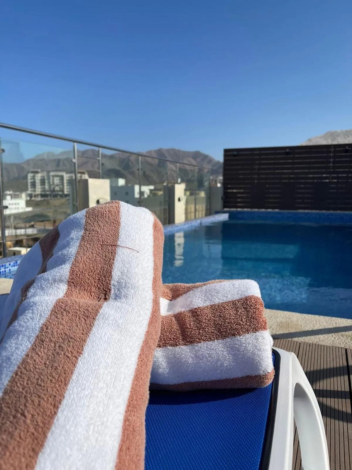 Pool view in Grand Tourist Hotel