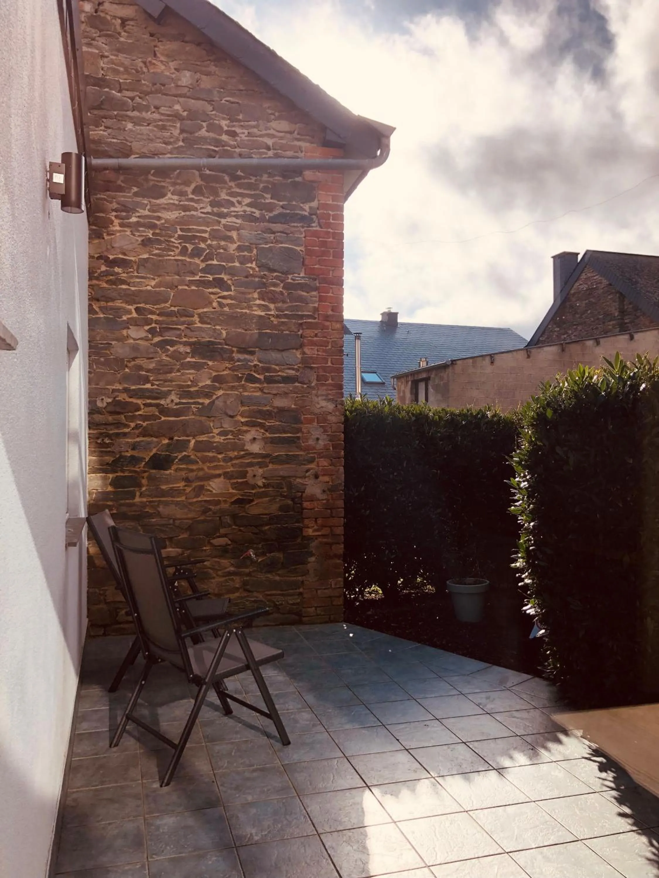 Balcony/Terrace in Appart Hotel Au Pied de Vigne