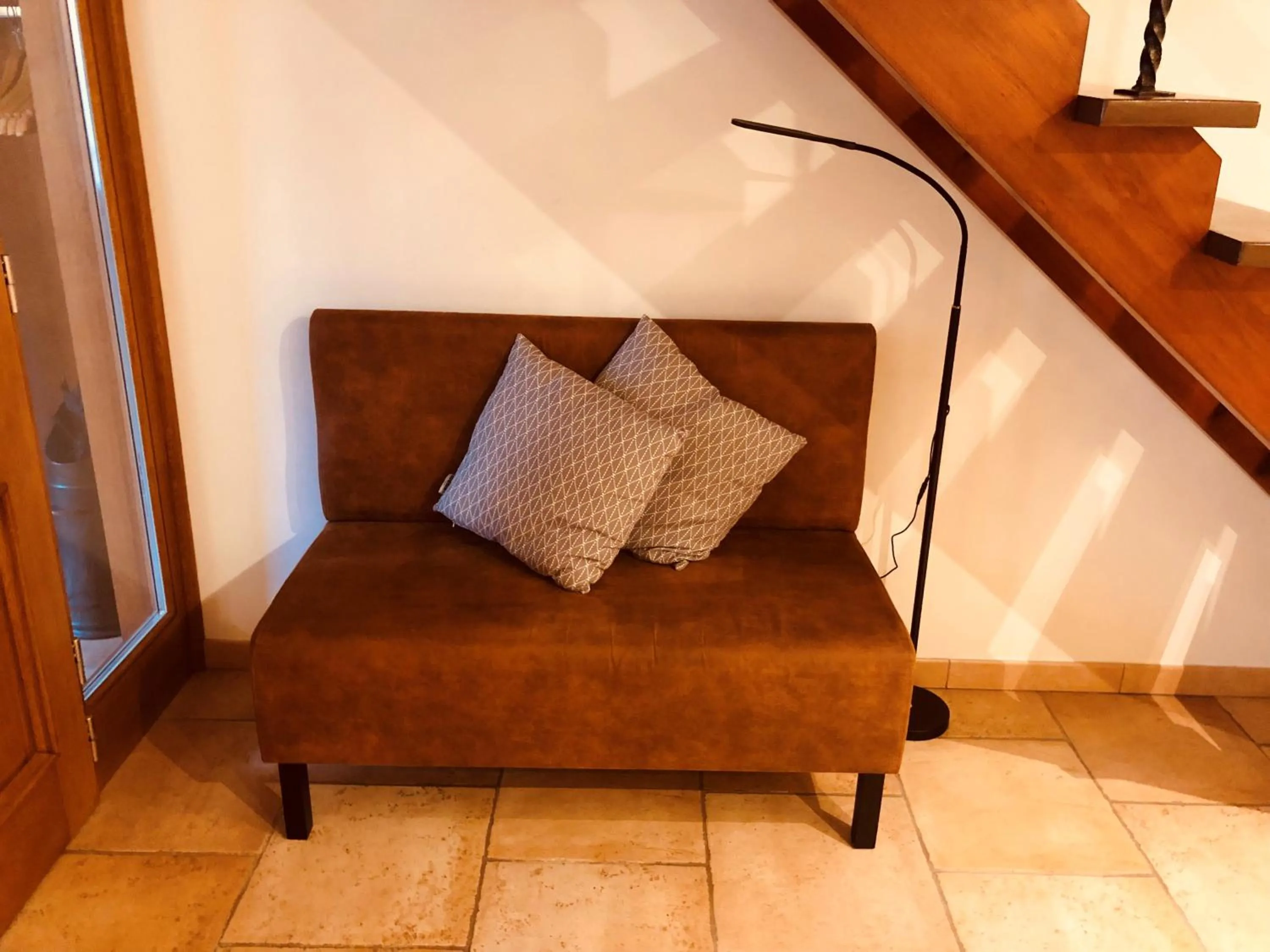 Seating area in Appart Hotel Au Pied de Vigne