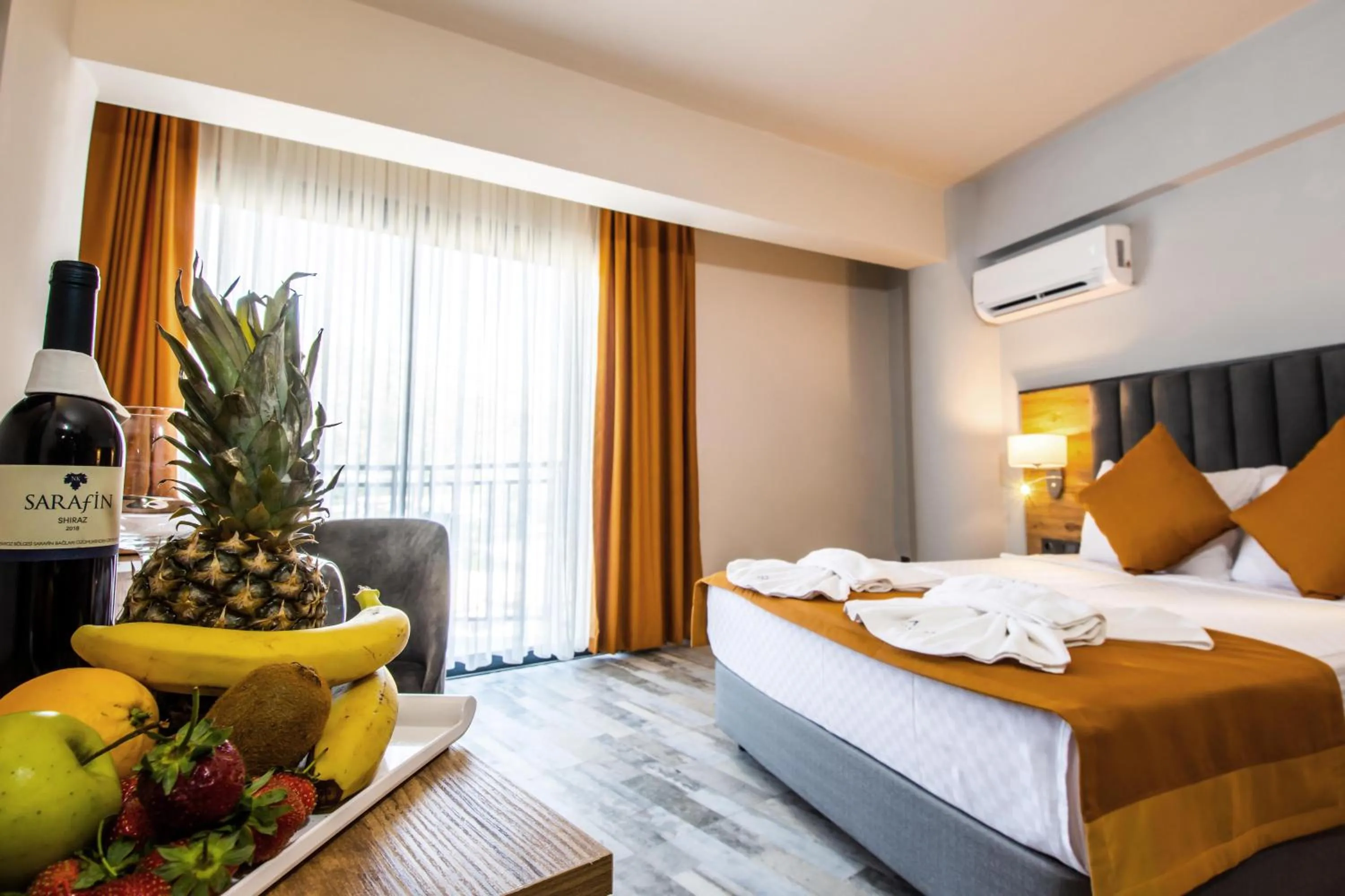 Bed in Dalya Resort Aqua & Spa Hotel Datça