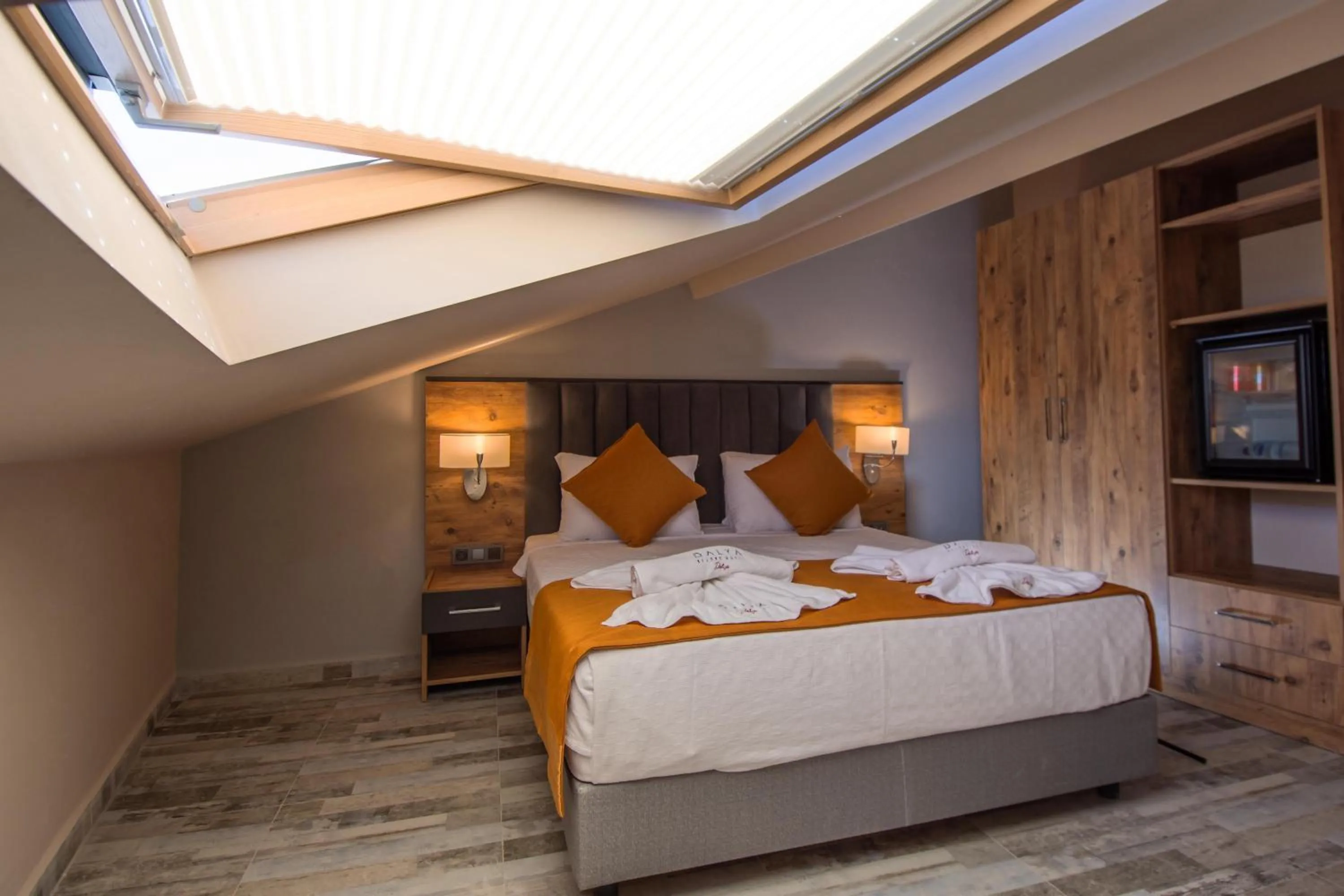 Bed in Dalya Resort Aqua & Spa Hotel Datça