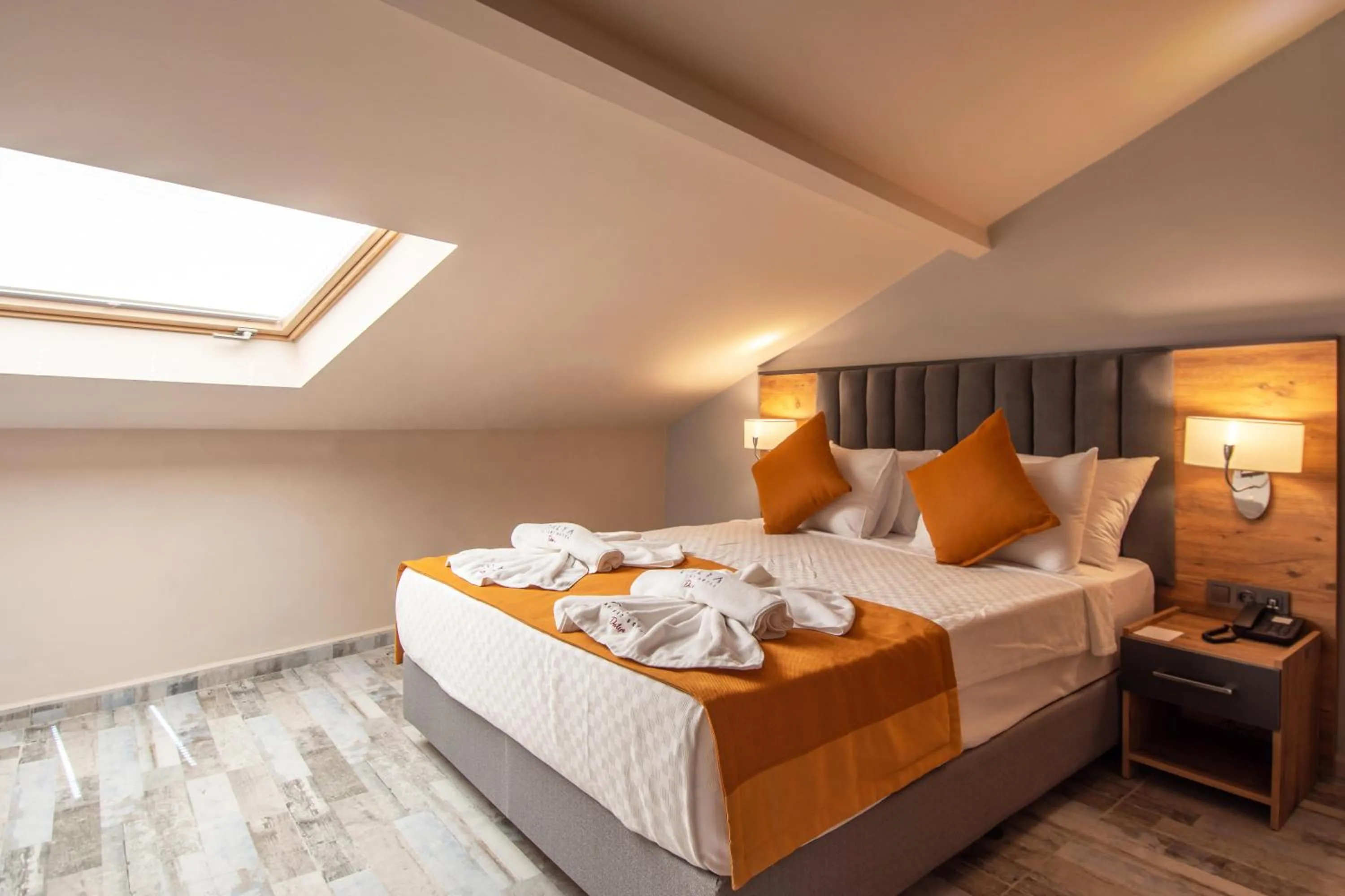 Bed in Dalya Resort Aqua & Spa Hotel Datça