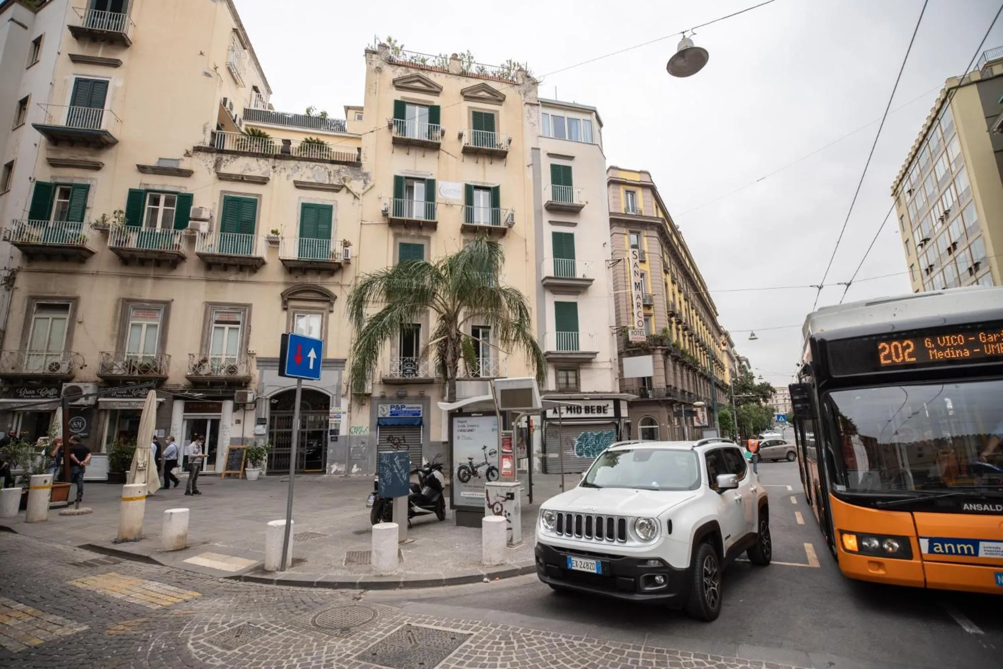City view in Doria Suites Napoli