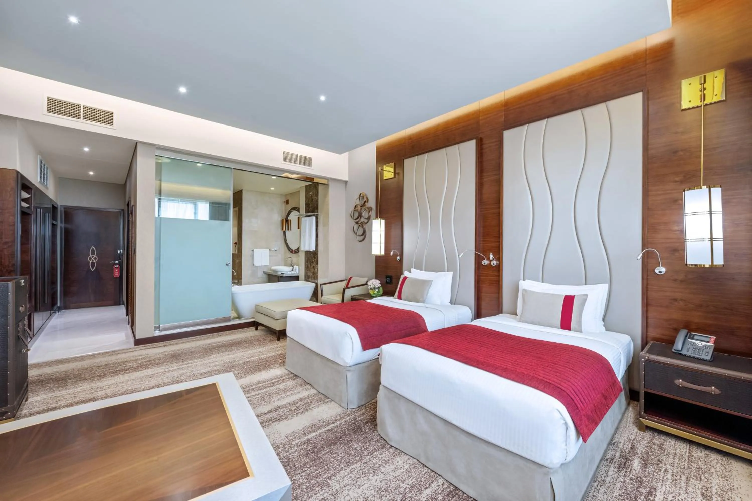 Bedroom, Bed in Grand Millennium Tabuk