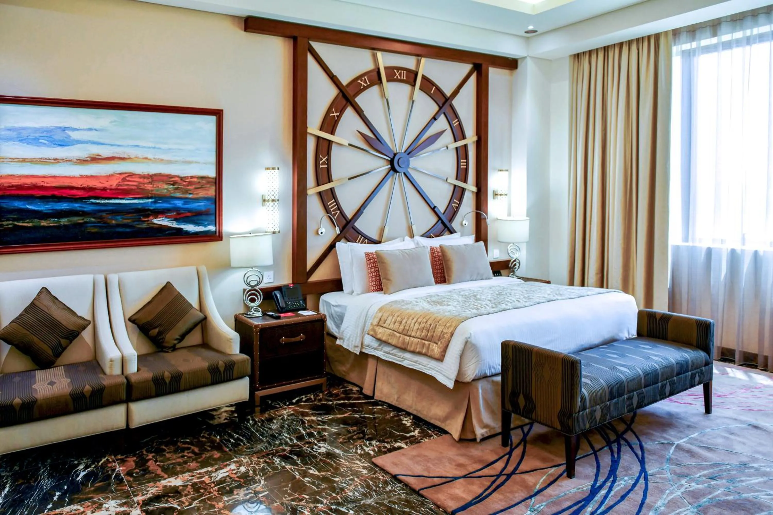 Bedroom, Bed in Grand Millennium Tabuk