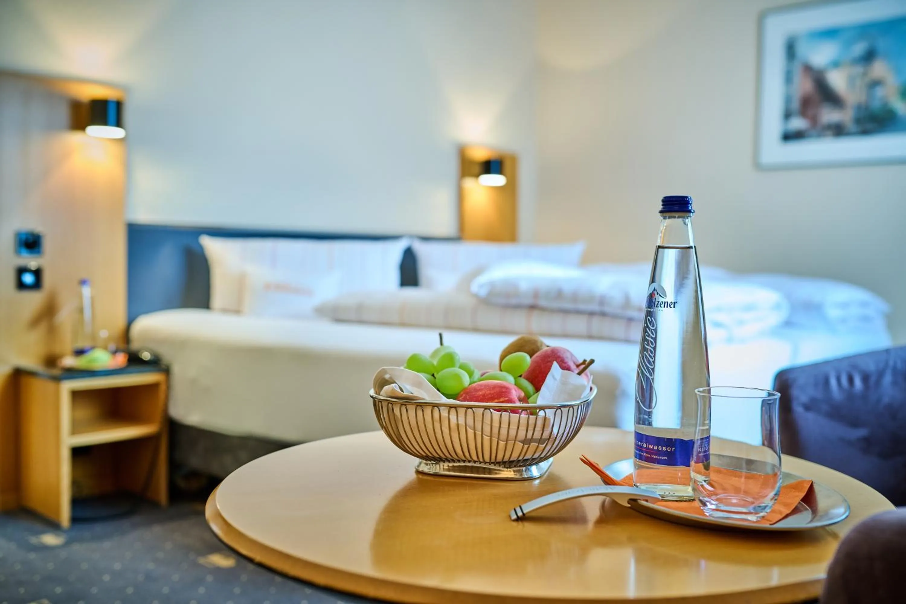 Photo of the whole room, Bed in Hotel Theresientor