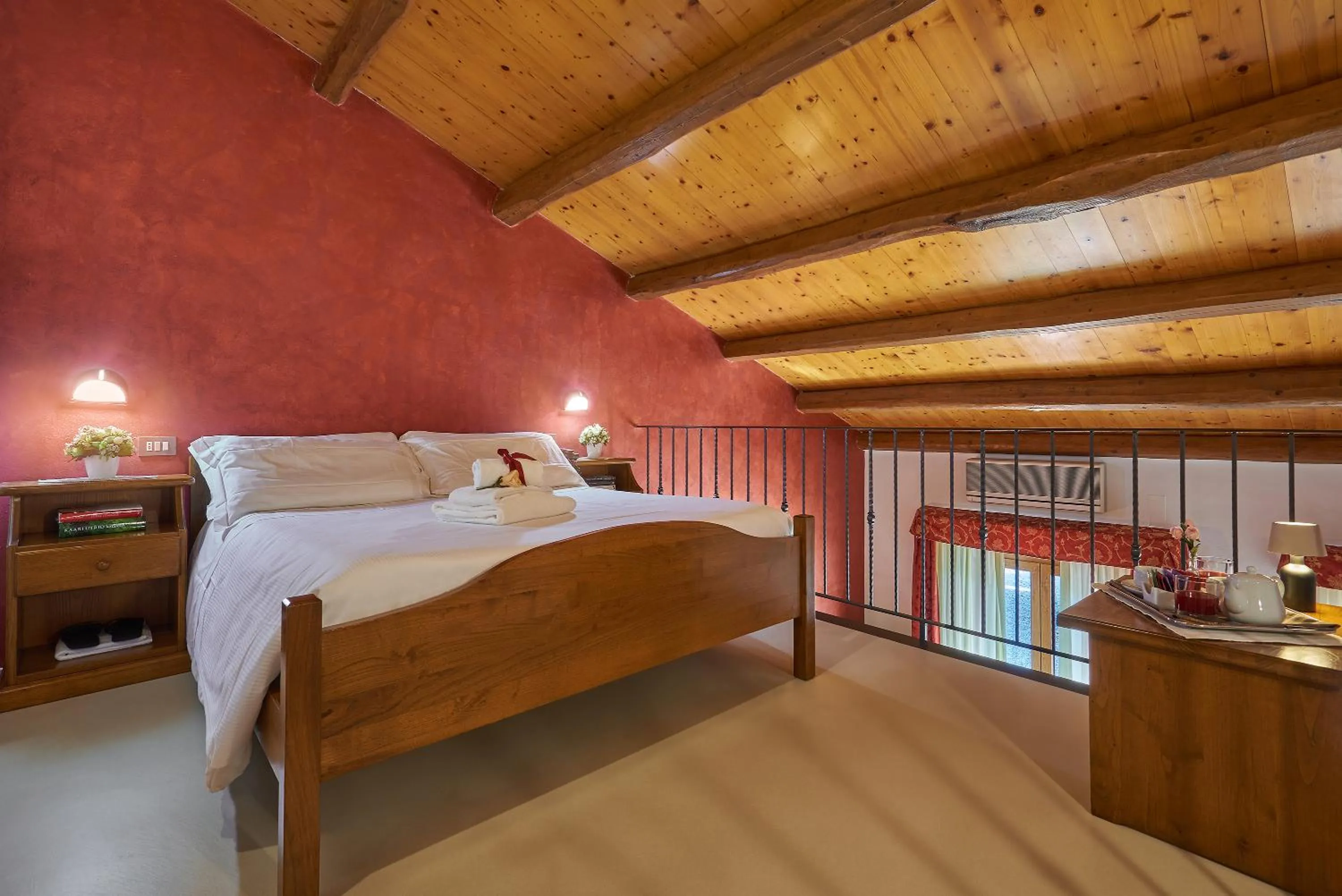 Bed in Casanova - Panoramic Rooms and Suites