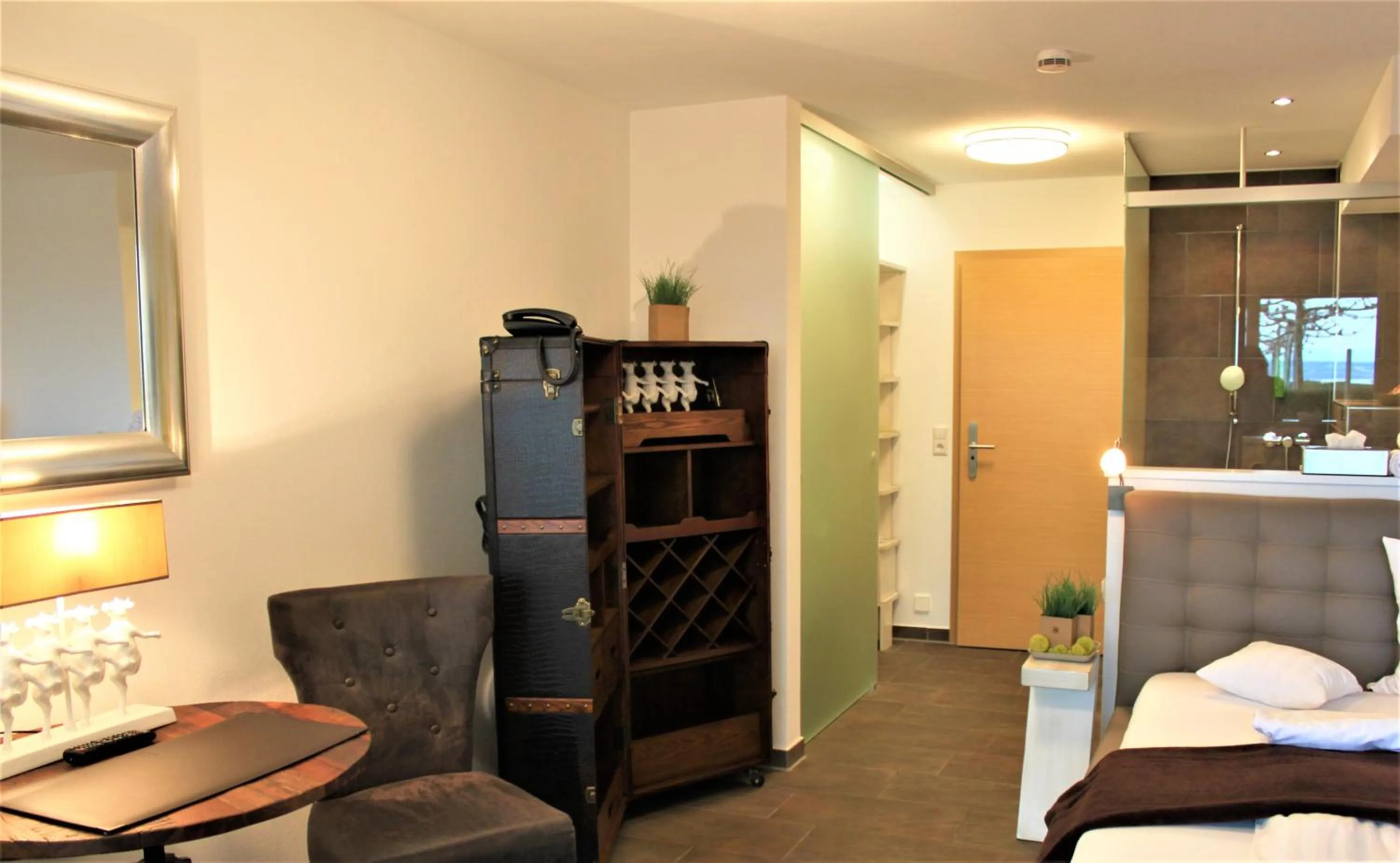 Decorative detail, Bed in Burgunderhof Bodensee - Adults only