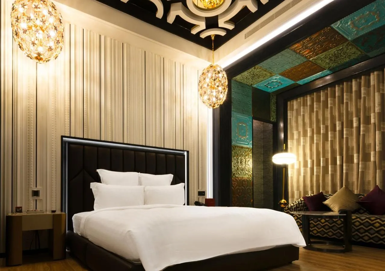Bed in Royal Group Motel Jhong Hua Branch