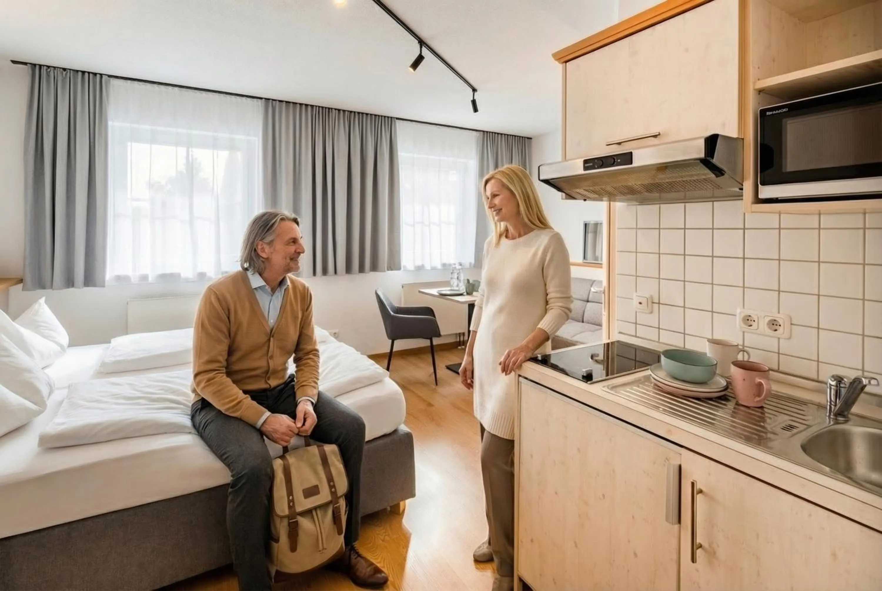 Bed in Familienhotel nahe der Therme Erding