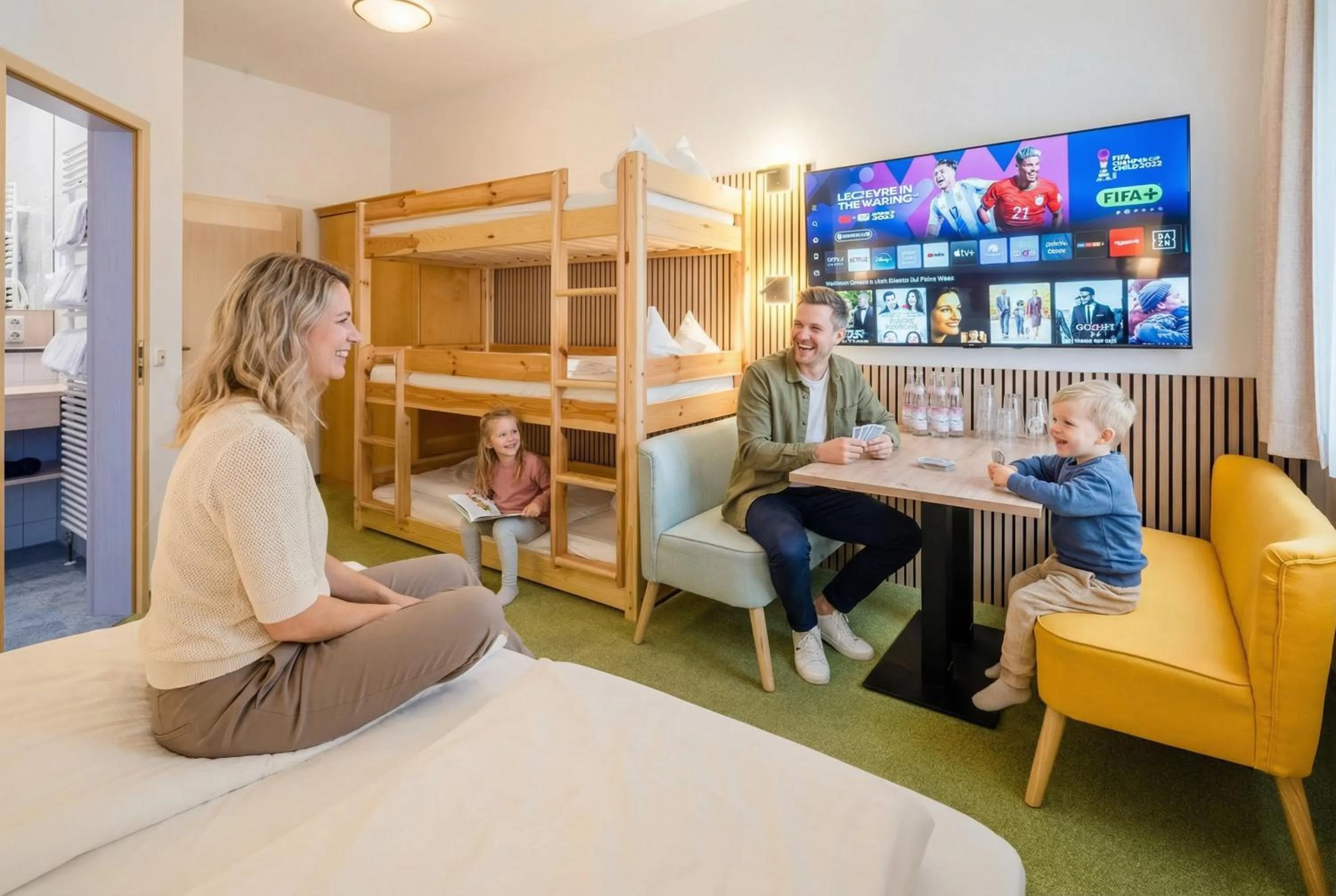 Bed in Familienhotel nahe der Therme Erding