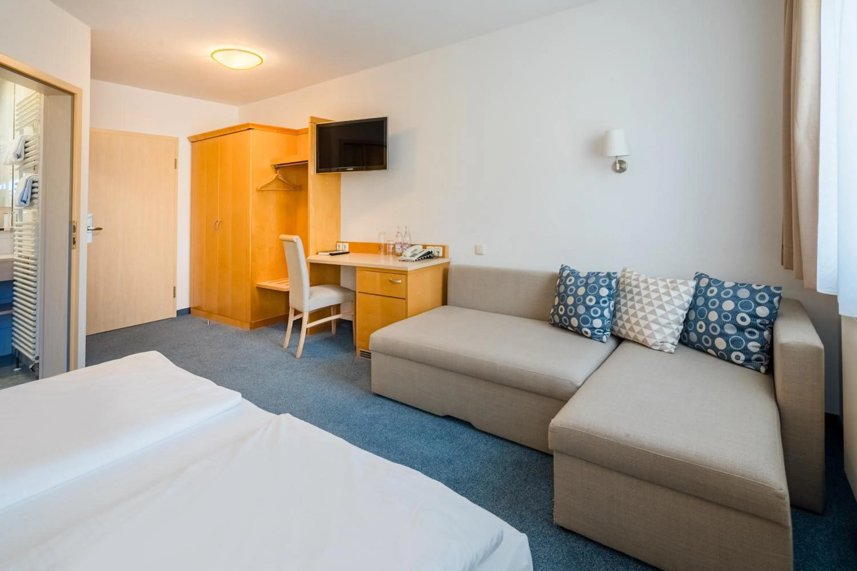 Bed in Familienhotel nahe der Therme Erding