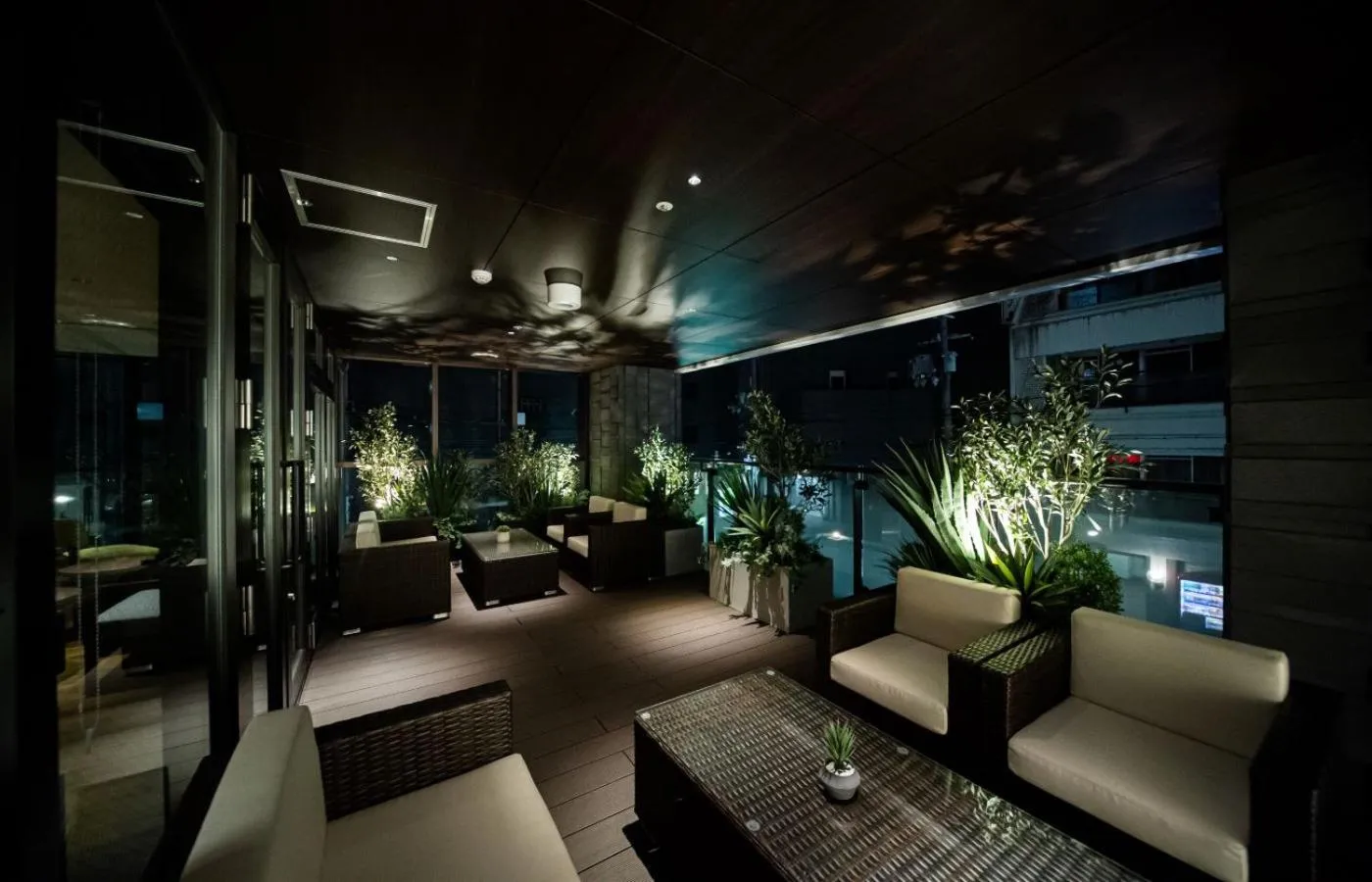 Balcony/Terrace in GRIDS PREMIUM HOTEL OSAKA NAMBA