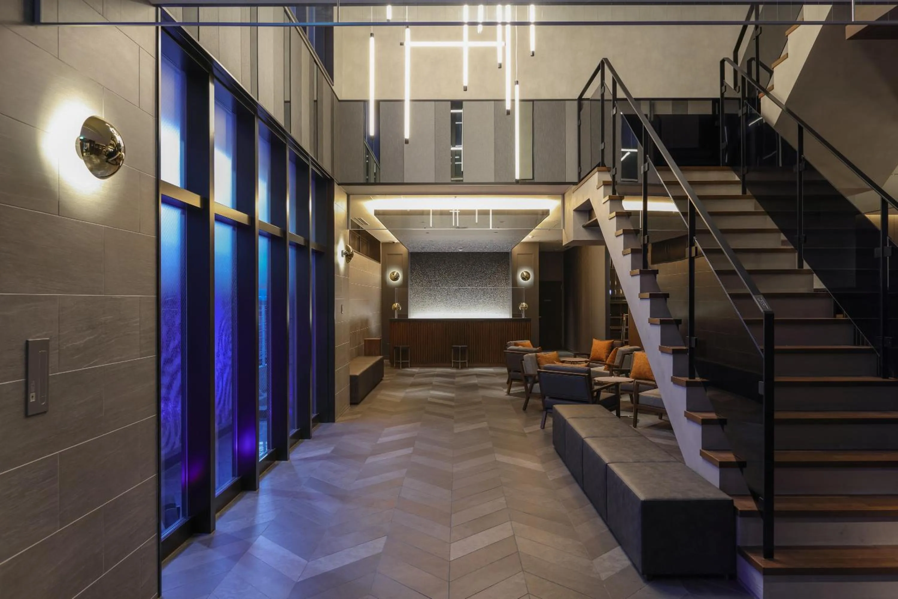 Lobby or reception in GRIDS PREMIUM HOTEL OSAKA NAMBA