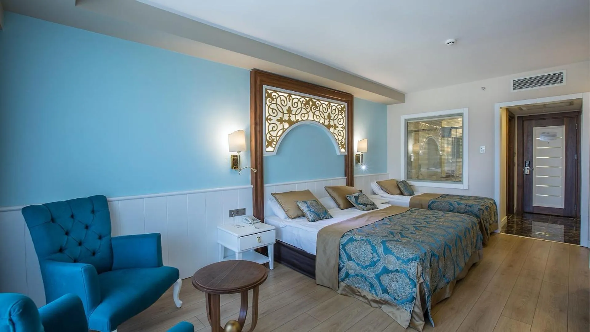Bed in J'adore Deluxe Hotel & Spa Ultra All Inclusive