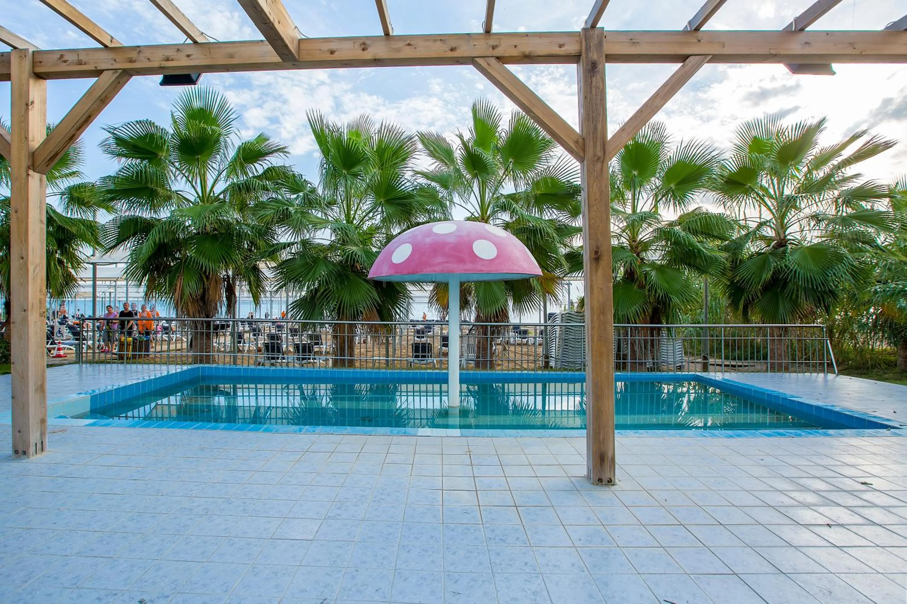 Patio in J'adore Deluxe Hotel & Spa Ultra All Inclusive