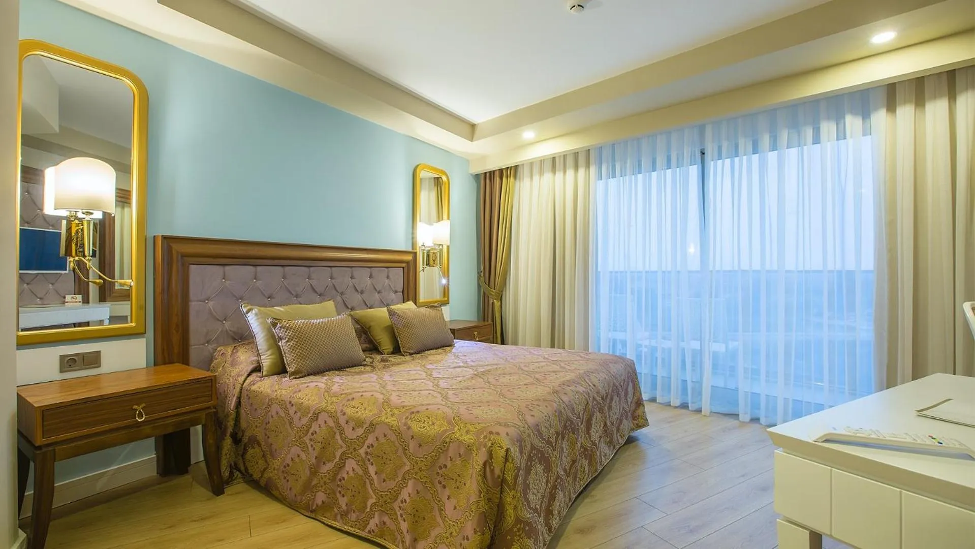 Bed in J'adore Deluxe Hotel & Spa Ultra All Inclusive