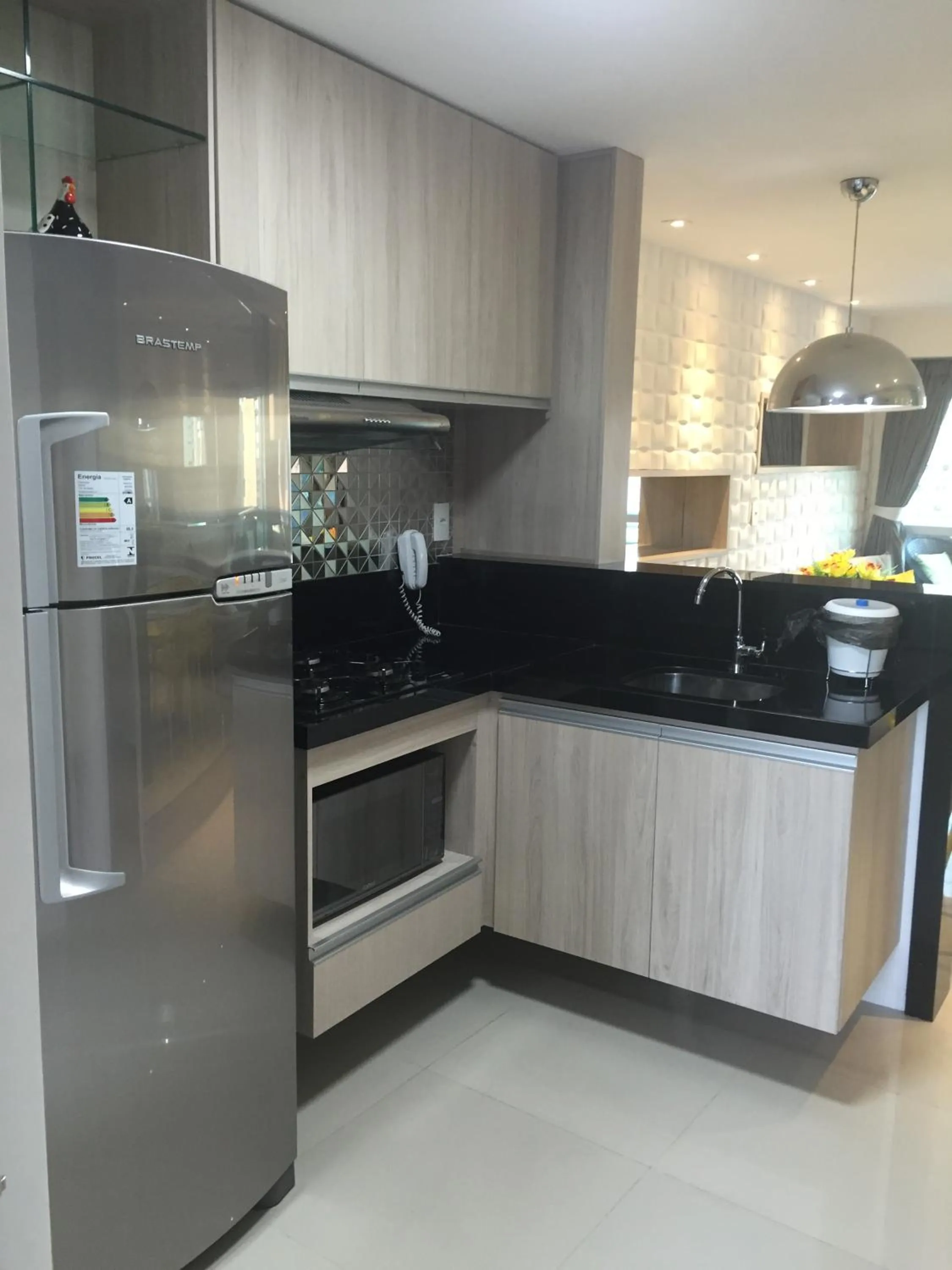 Kitchen or kitchenette in VIP Beira Mar Residence