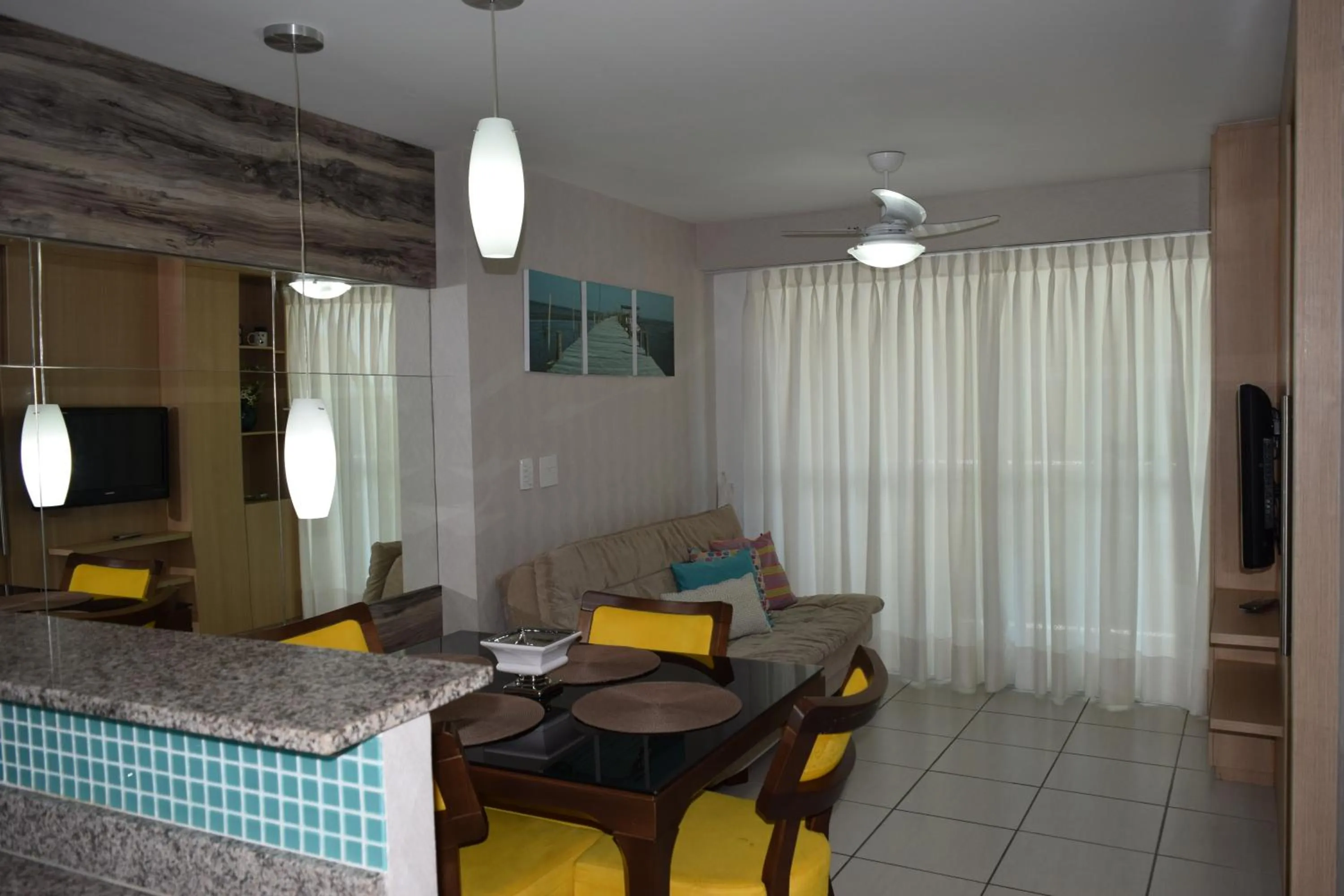 Kitchen or kitchenette in VIP Beira Mar Residence