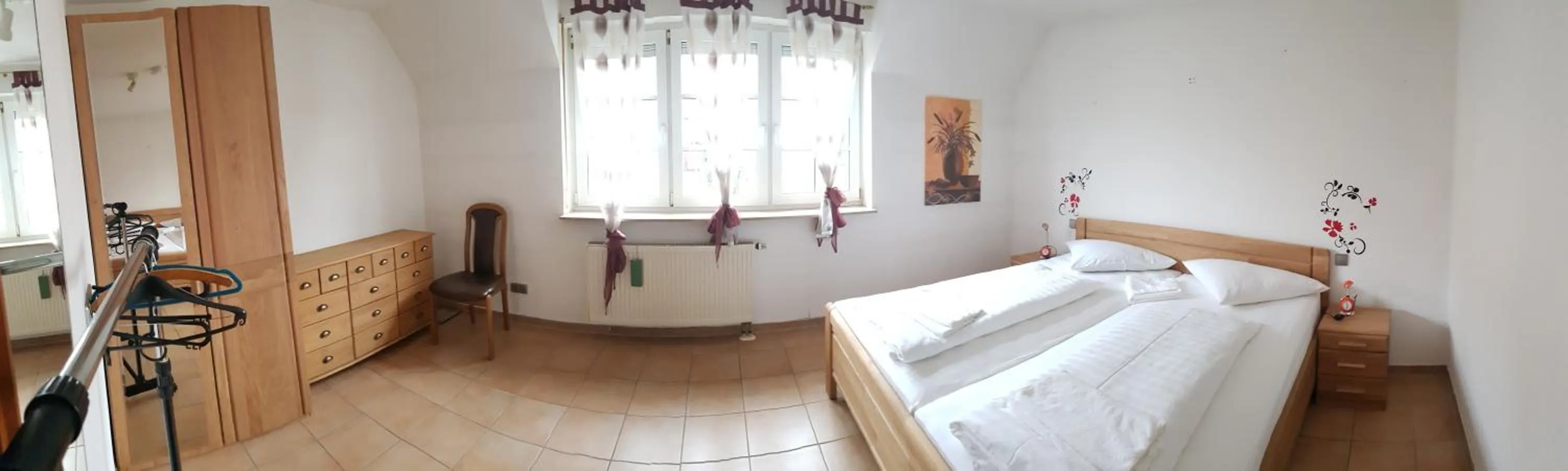 Bedroom, Bed in Adler Gaststube Hotel Biergarten