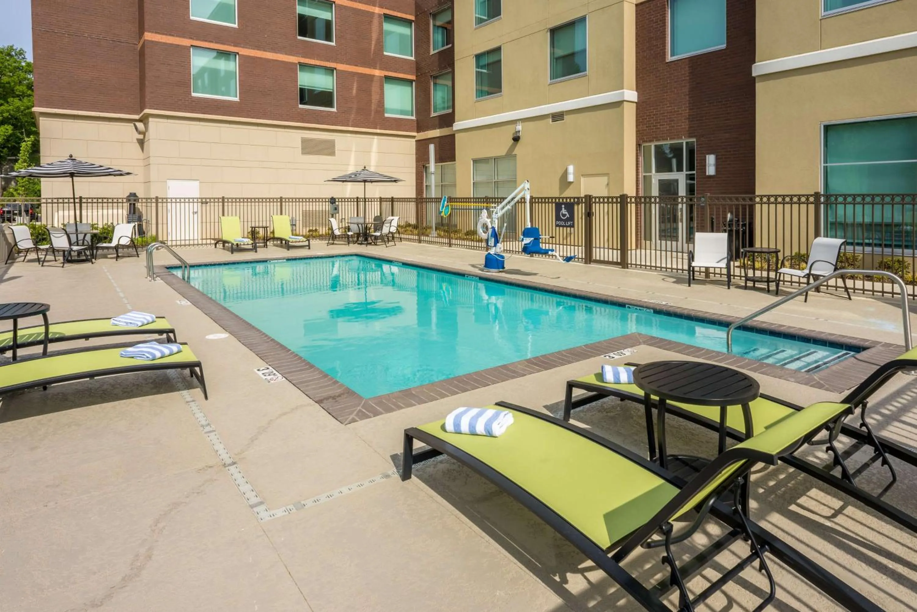 Pool view in Hilton Garden Inn Memphis East/Germantown, Tn
