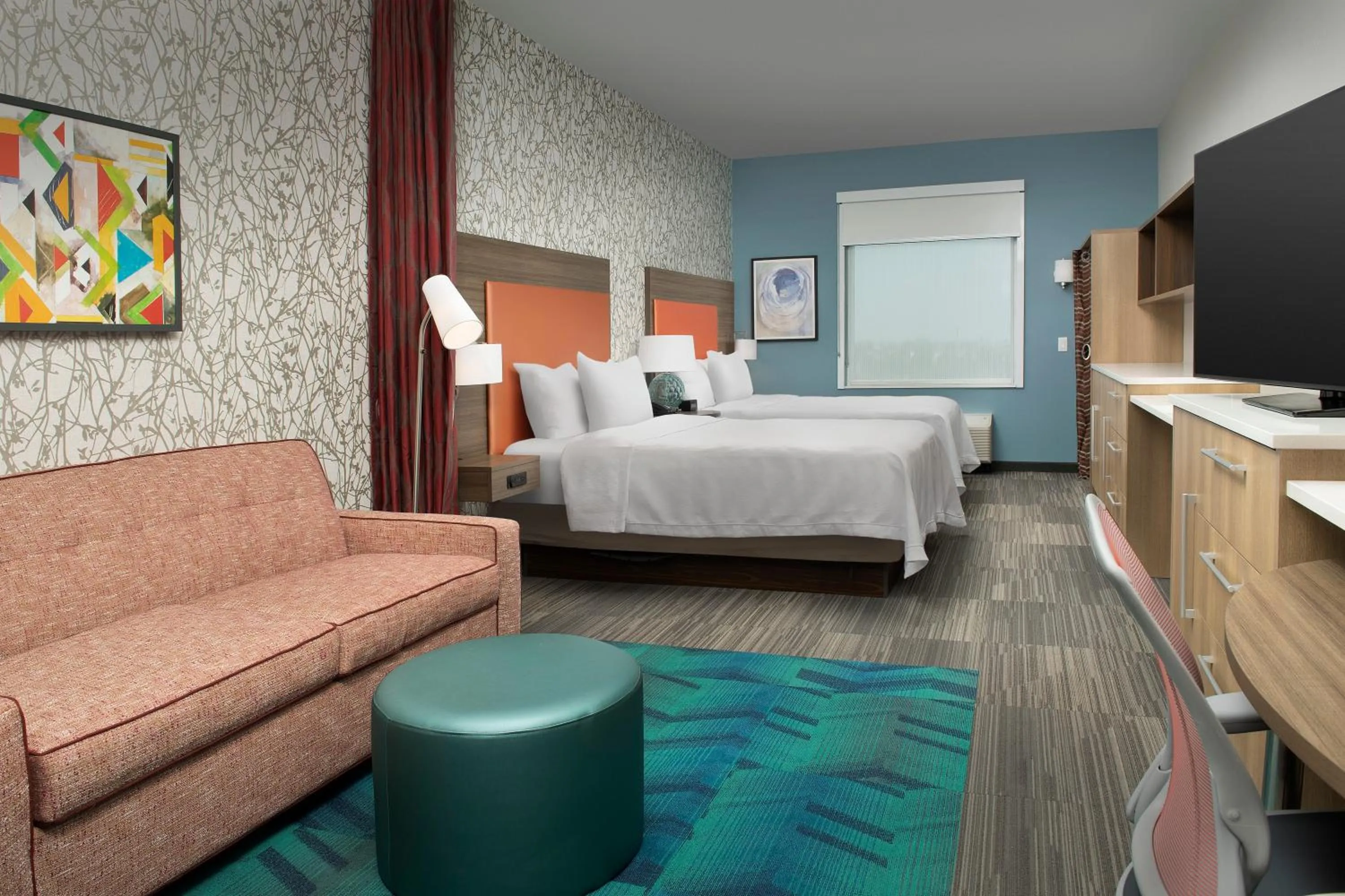 Bedroom, Bed in Home2 Suites By Hilton Miami Doral West Airport, Fl