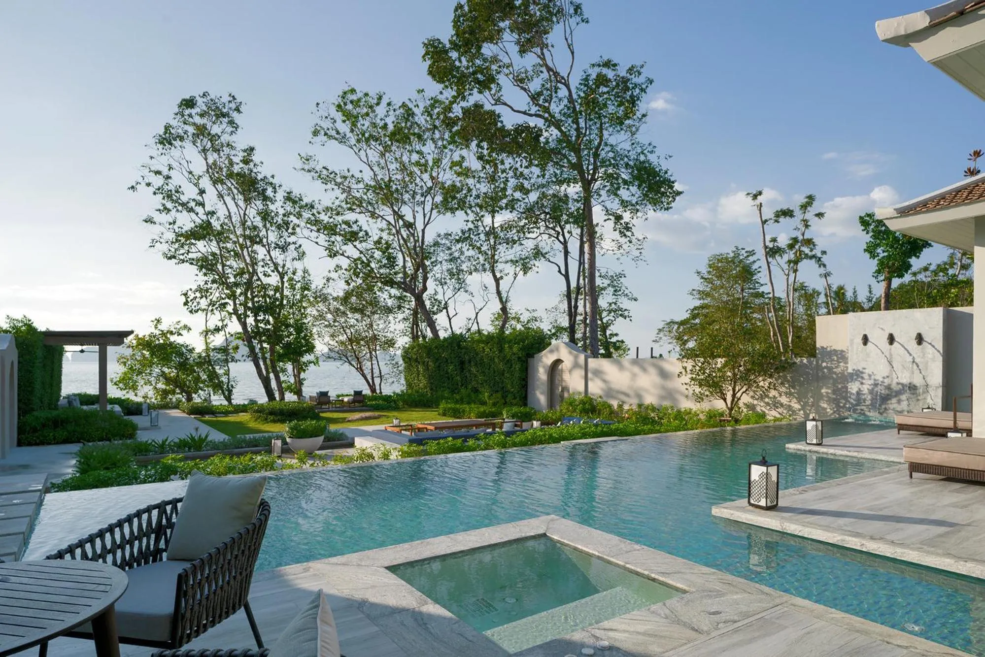Swimming pool in Banyan Tree Krabi