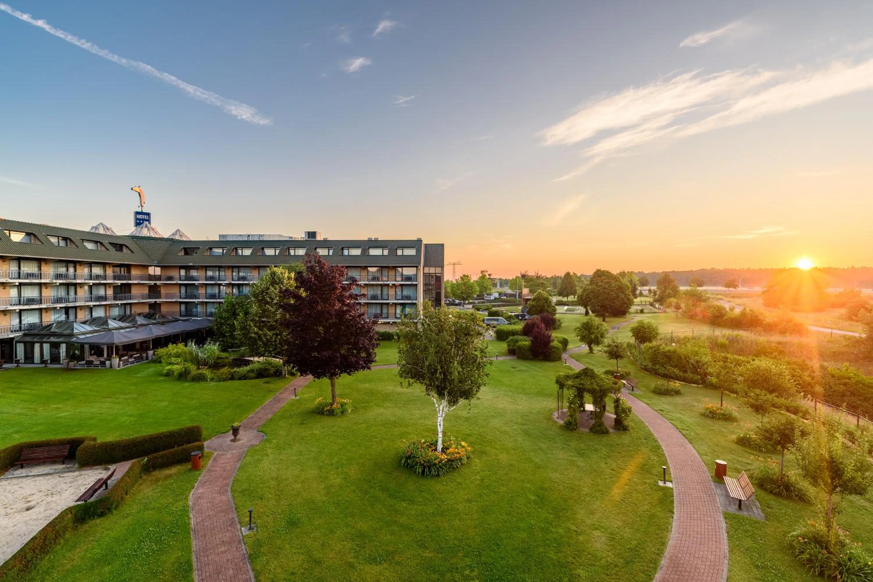 Garden in Van der Valk Hotel Berlin Brandenburg