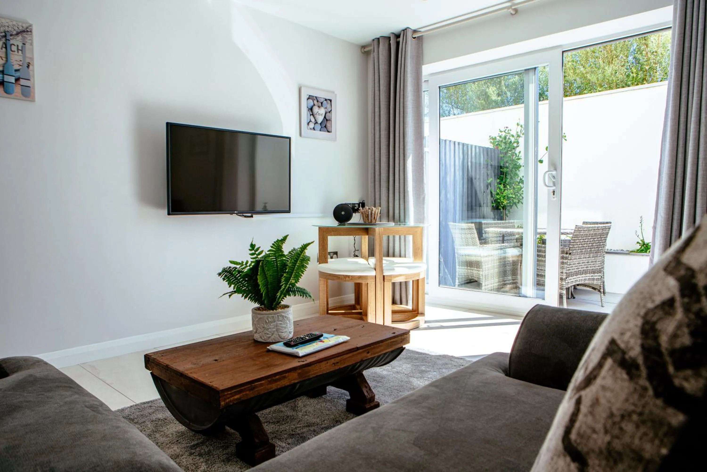 Living room in Sennen Cove Cottage