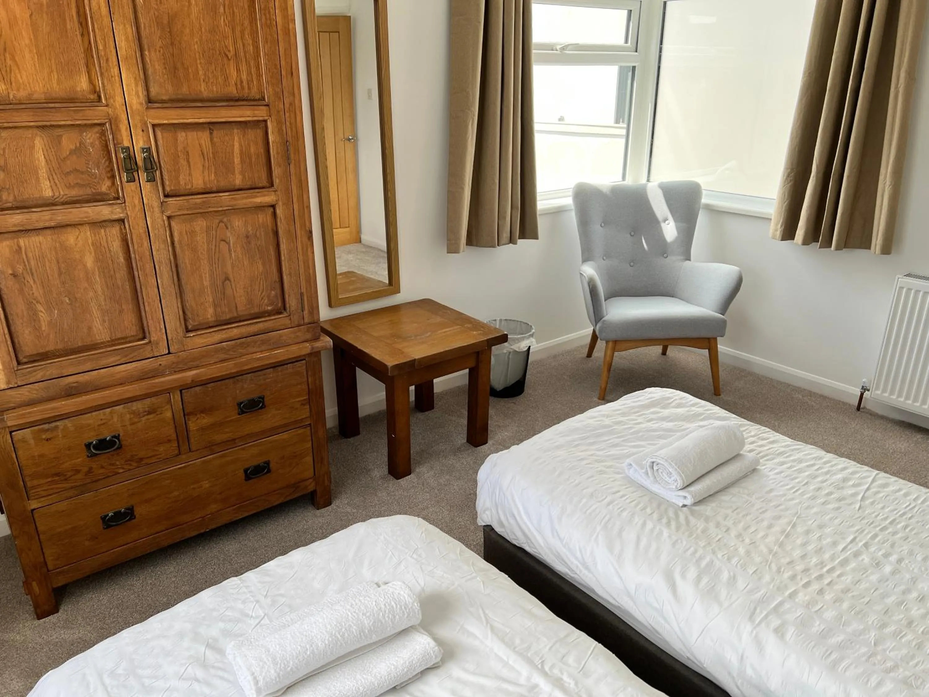 Bedroom, Bed in Sennen Cove Cottage