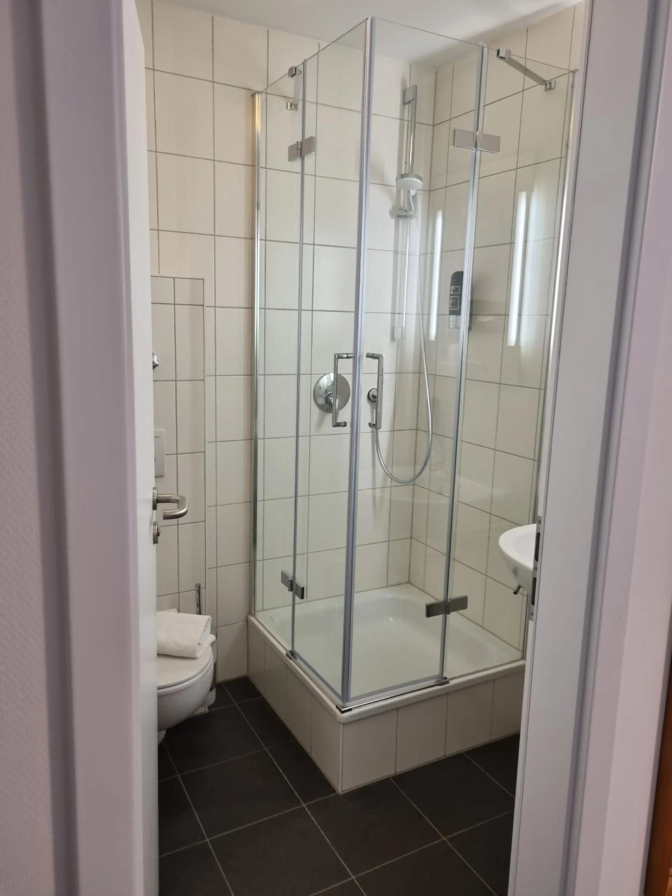 Shower in Hotel BaWü