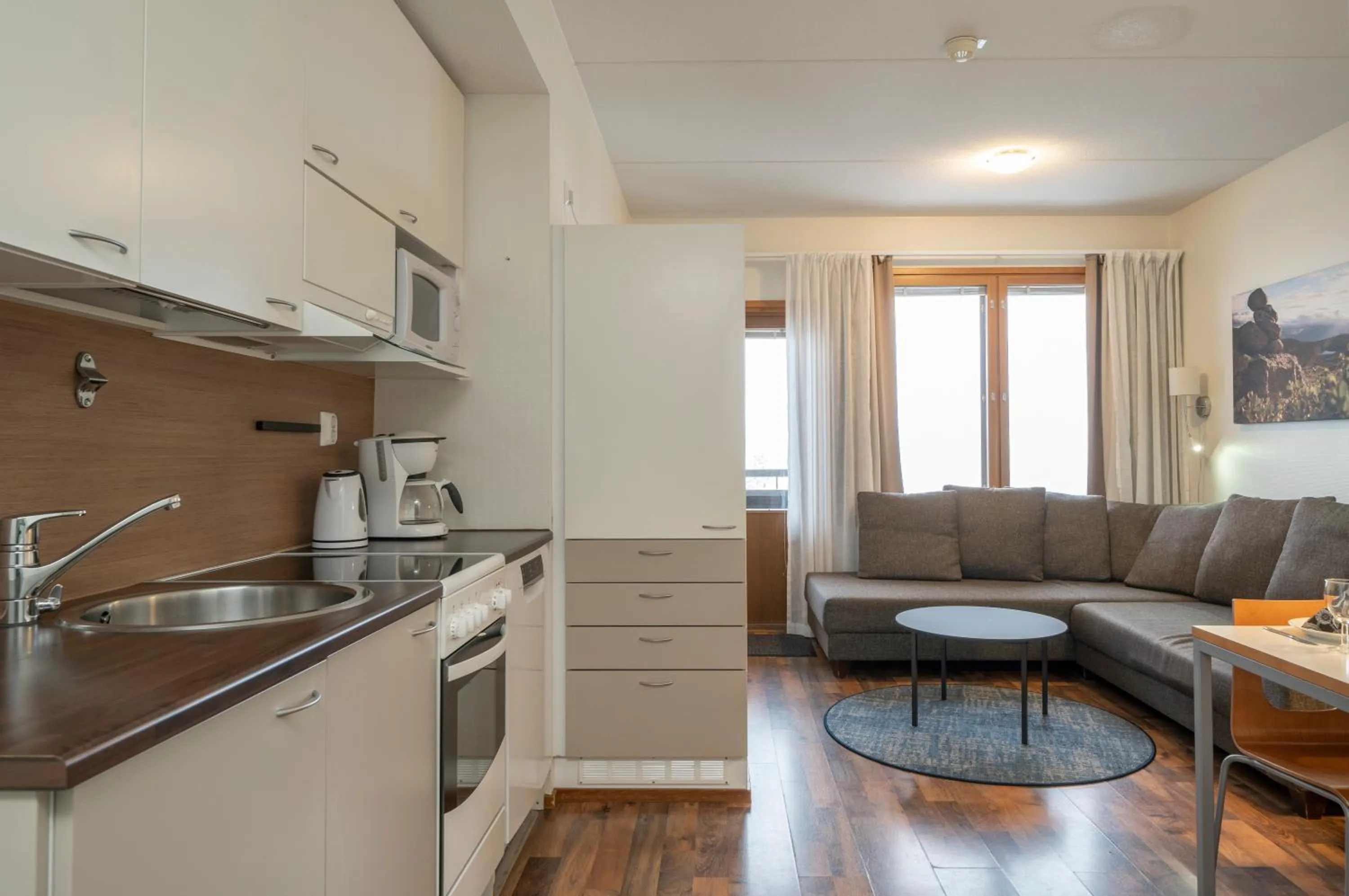 Kitchen or kitchenette in Ski-Inn RukaSuites