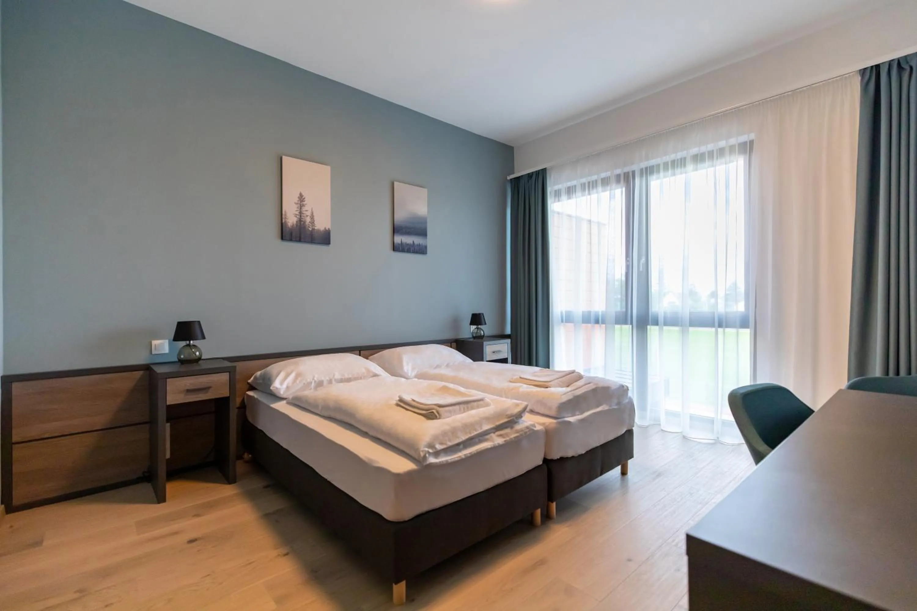 Bed in A22 Hotel Gyál