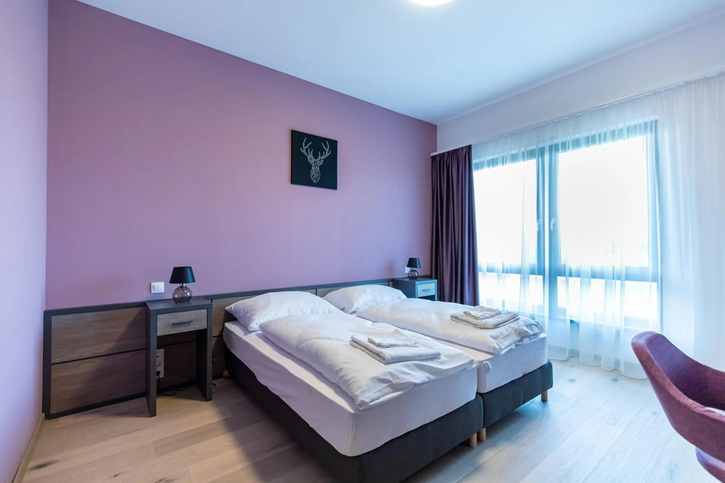 Bed in A22 Hotel Gyál