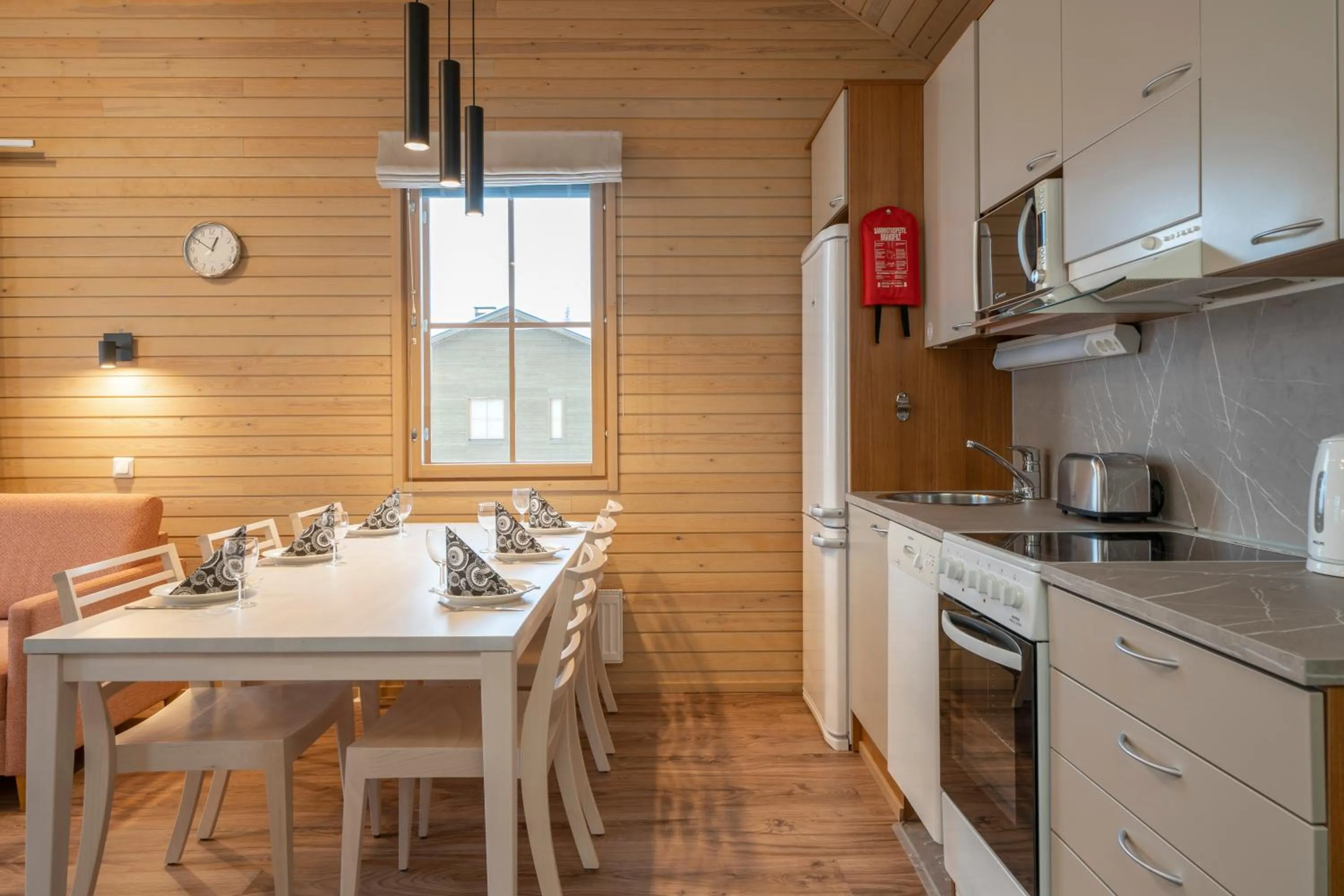 Kitchen or kitchenette in Ski-Inn AurinkoRinne