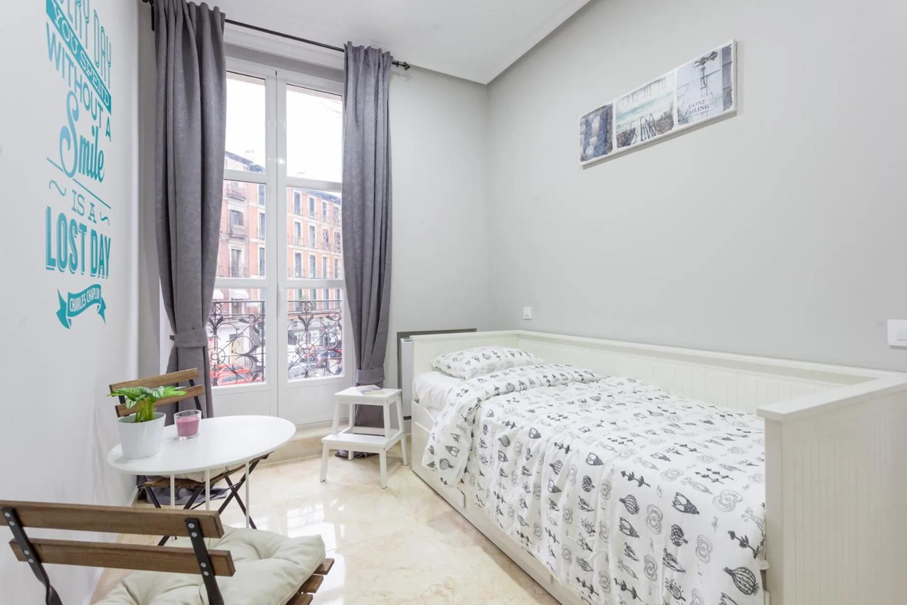 Bedroom, Bed in Boutique Apartments in the Heart of Madrid