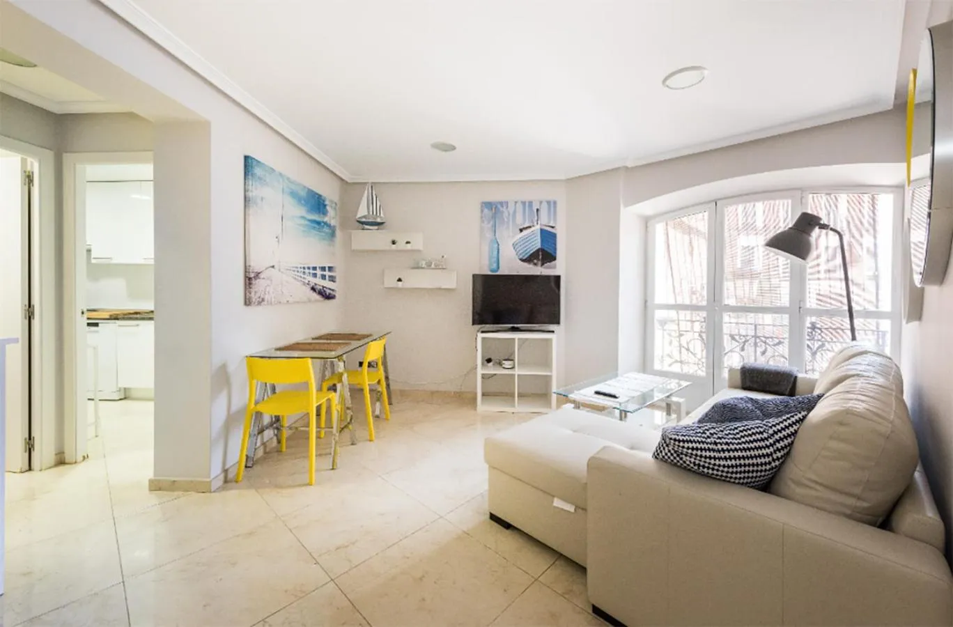 Living room in Boutique Apartments in the Heart of Madrid