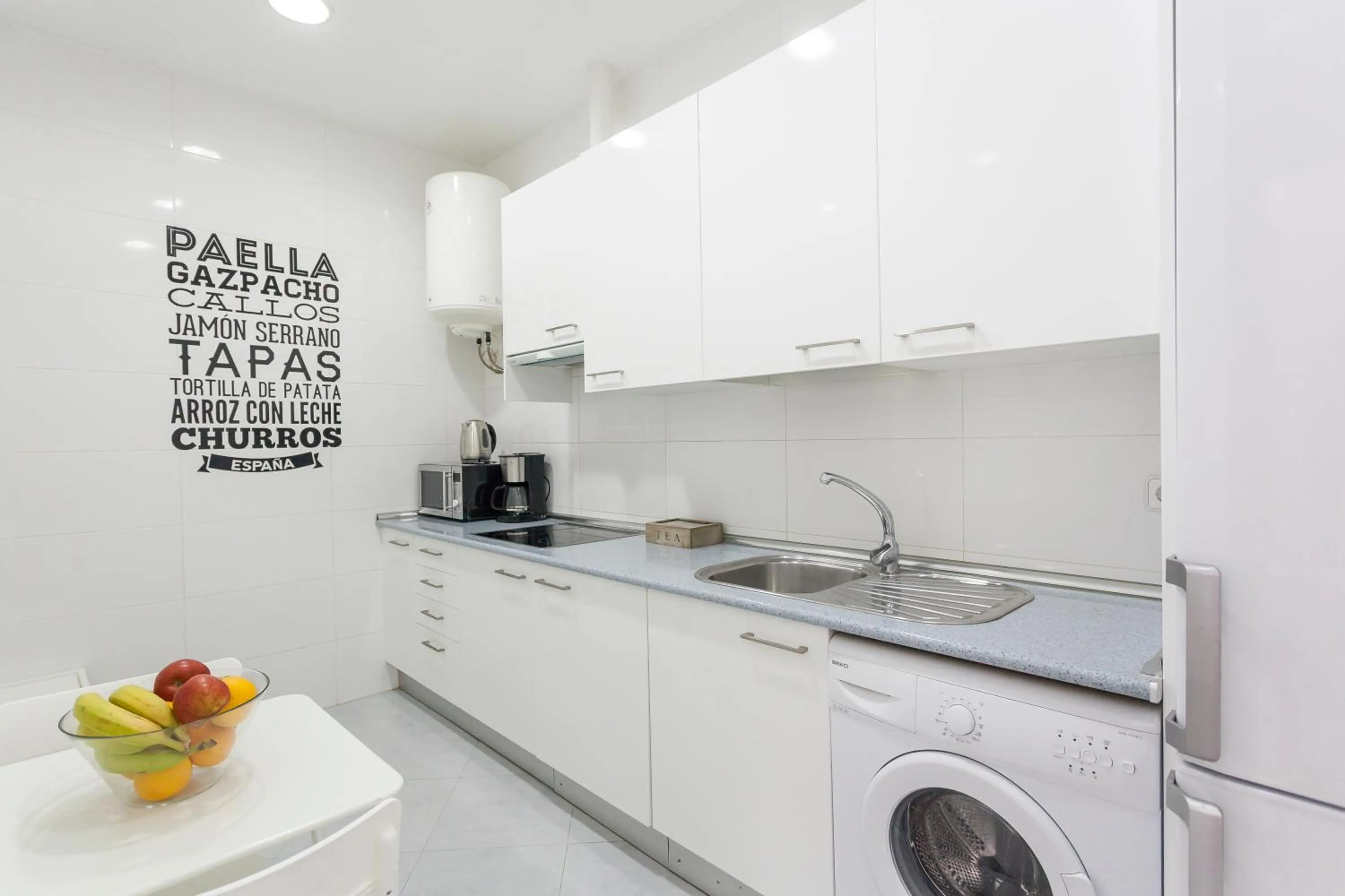 kitchen in Boutique Apartments in the Heart of Madrid