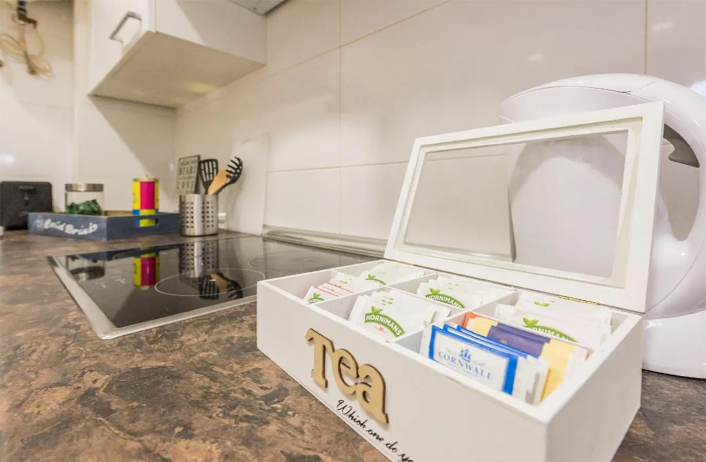 kitchen in Boutique Apartments in the Heart of Madrid