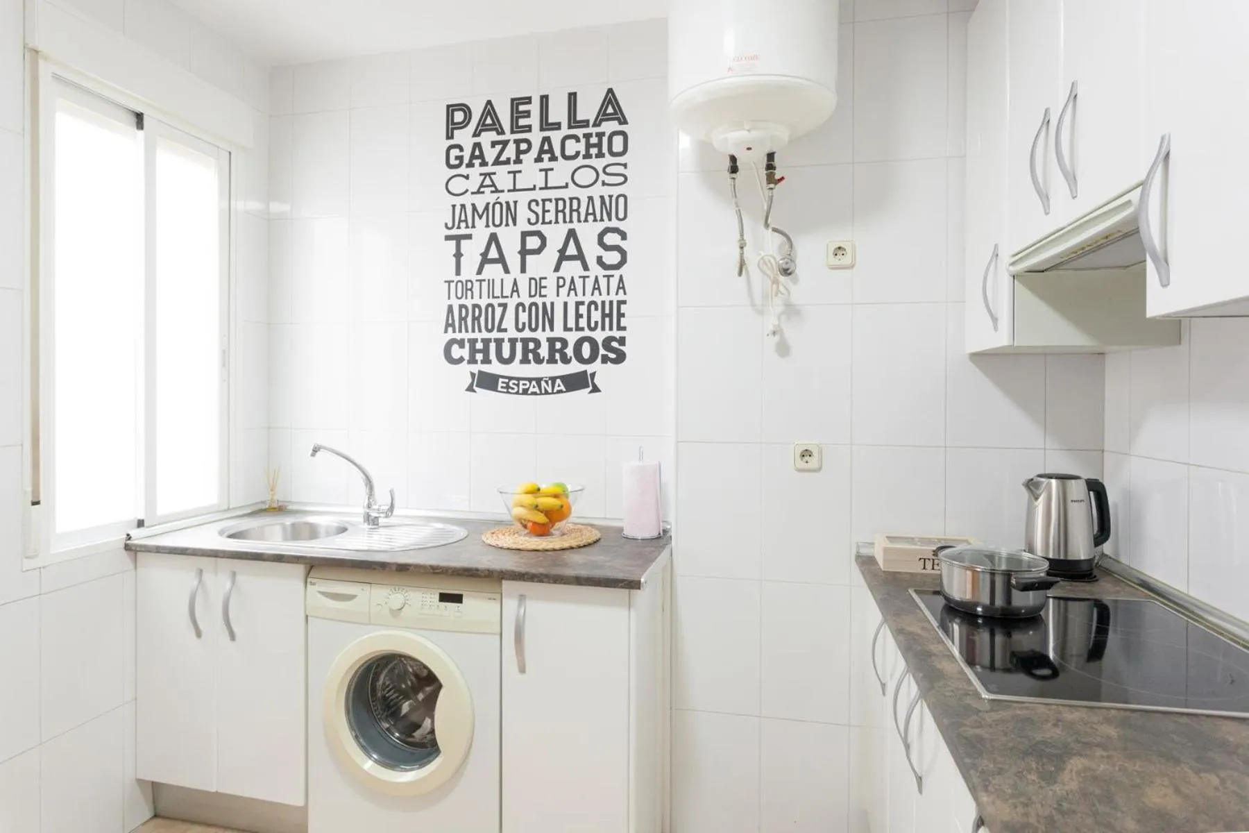 kitchen in Boutique Apartments in the Heart of Madrid