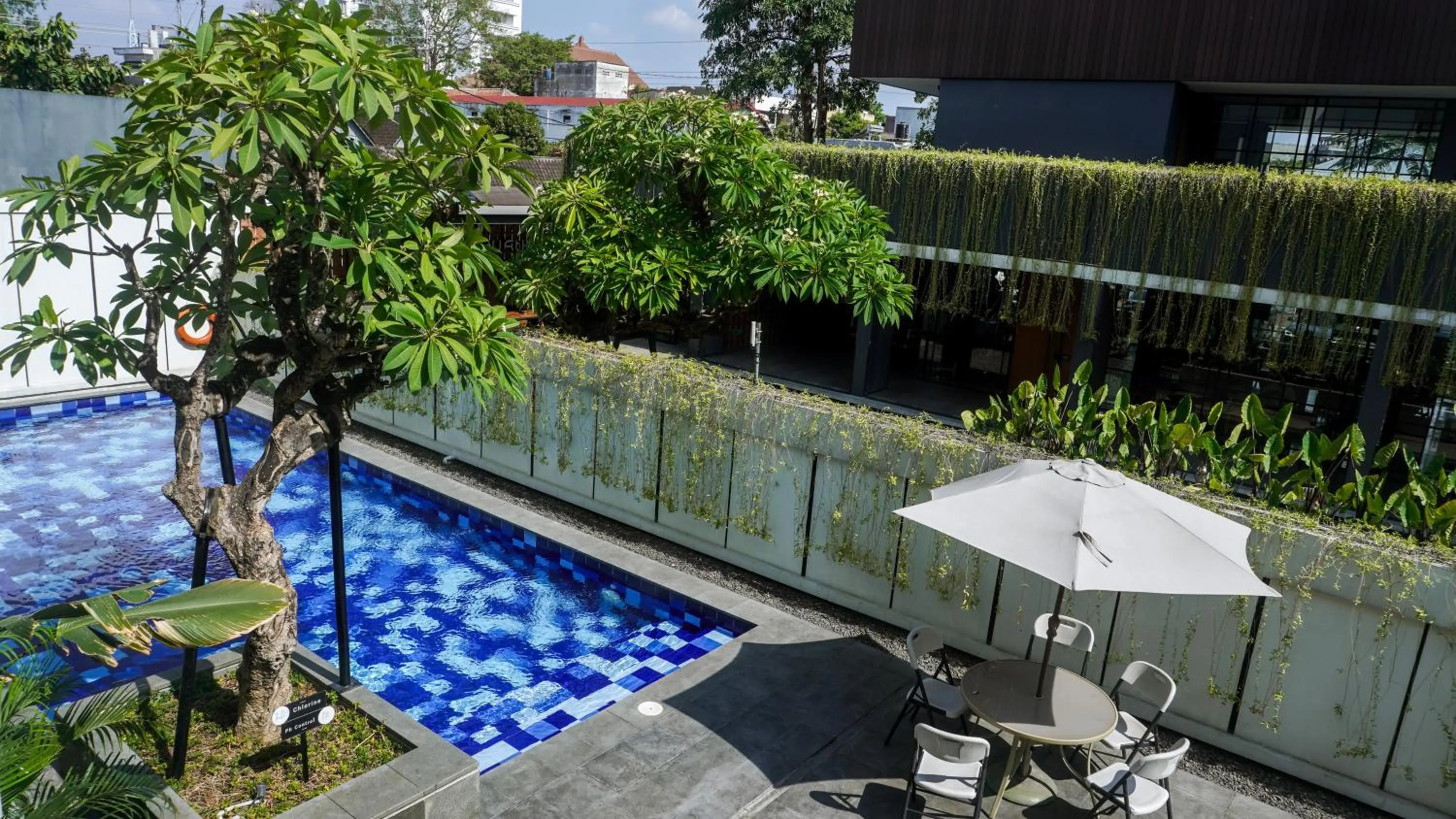 Pool view in JW NAUNGAN COLIVING