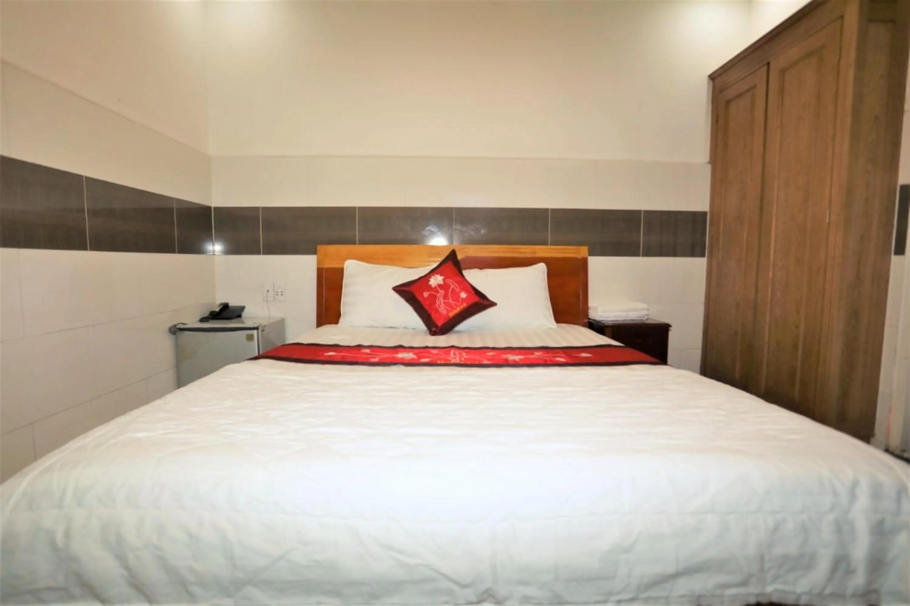 Bed in Dai An Go Vap Hotel