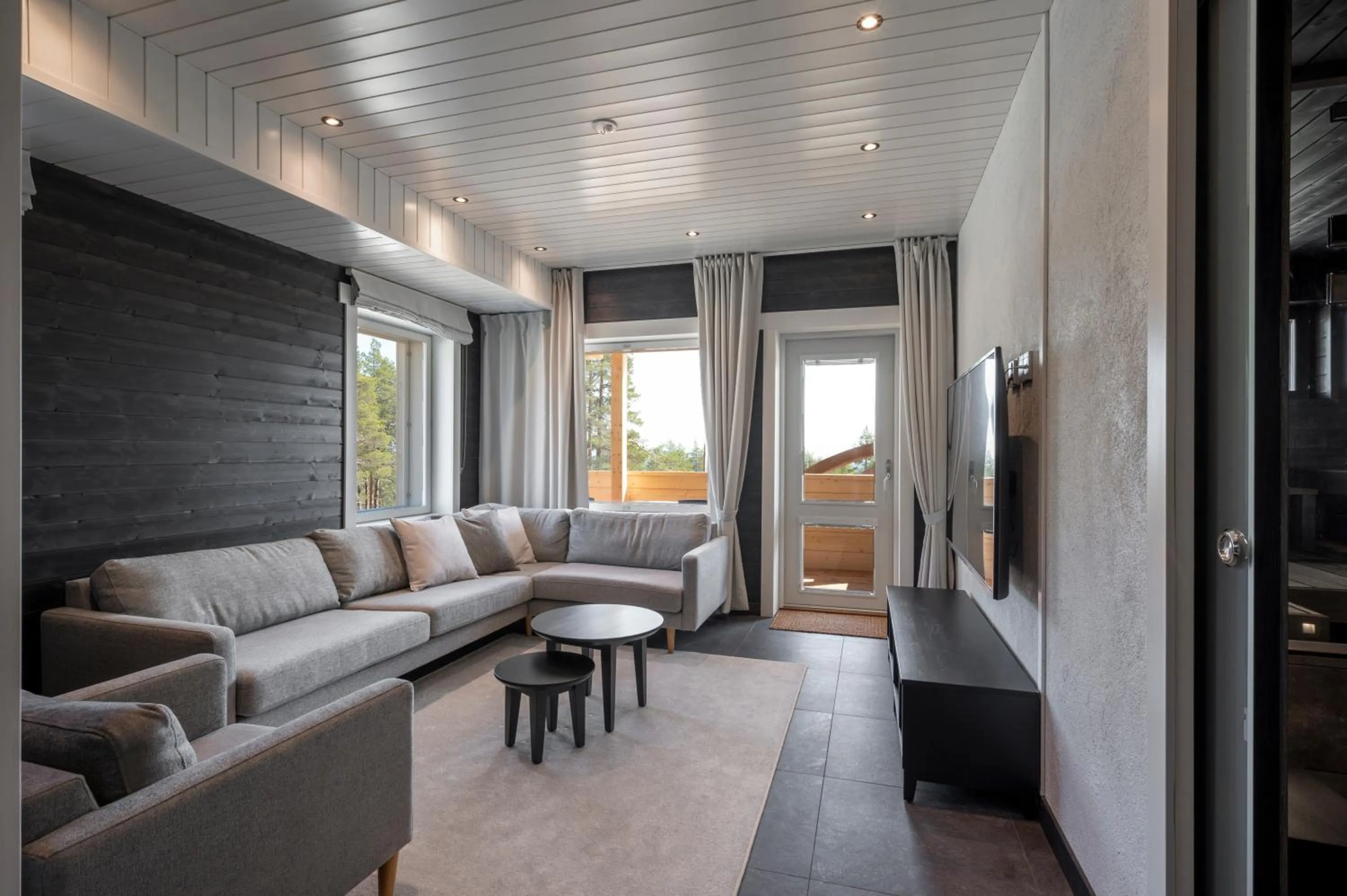 Living room in Ski-Inn PyhäLinna