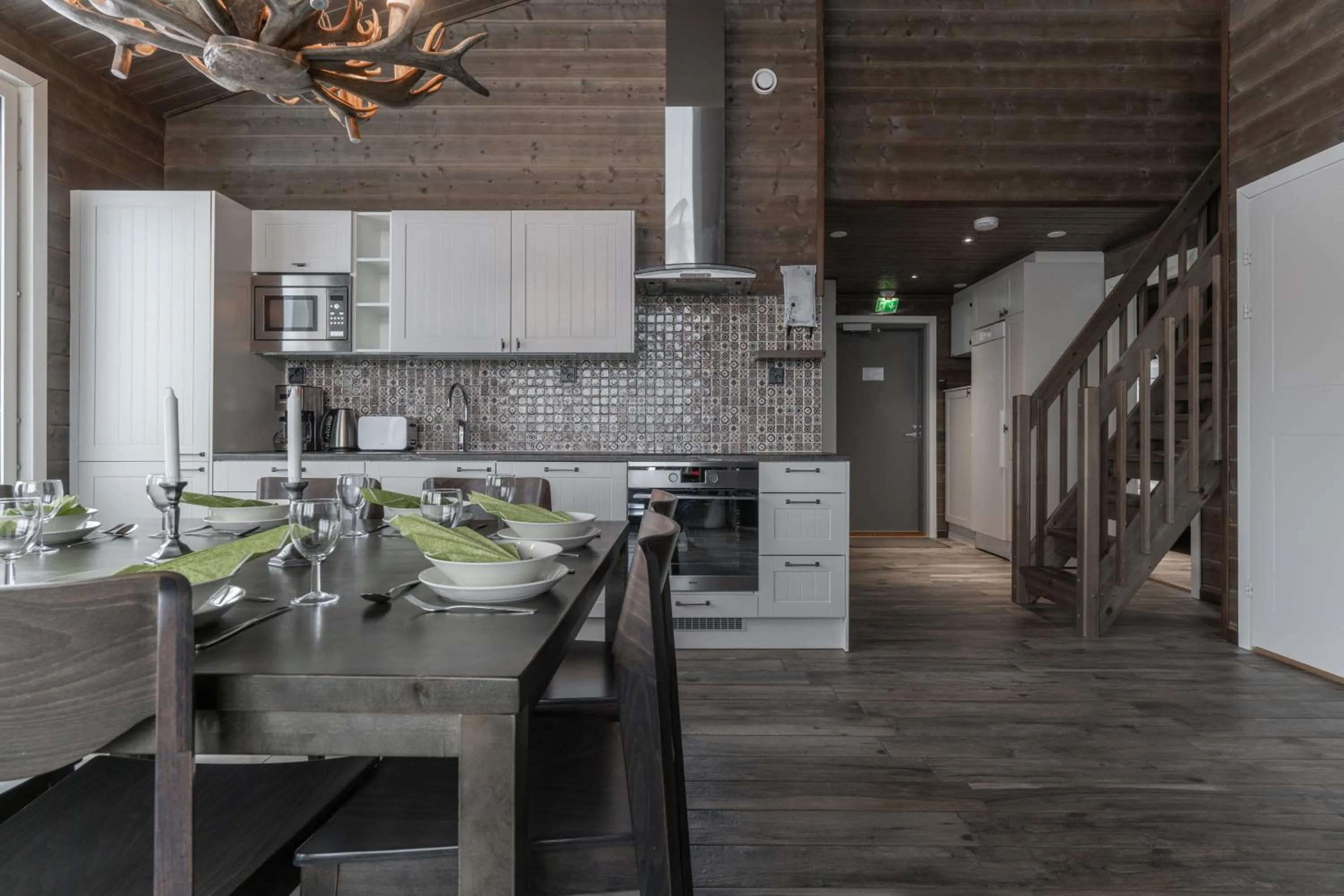 Kitchen or kitchenette in Ski-Inn PyhäLinna