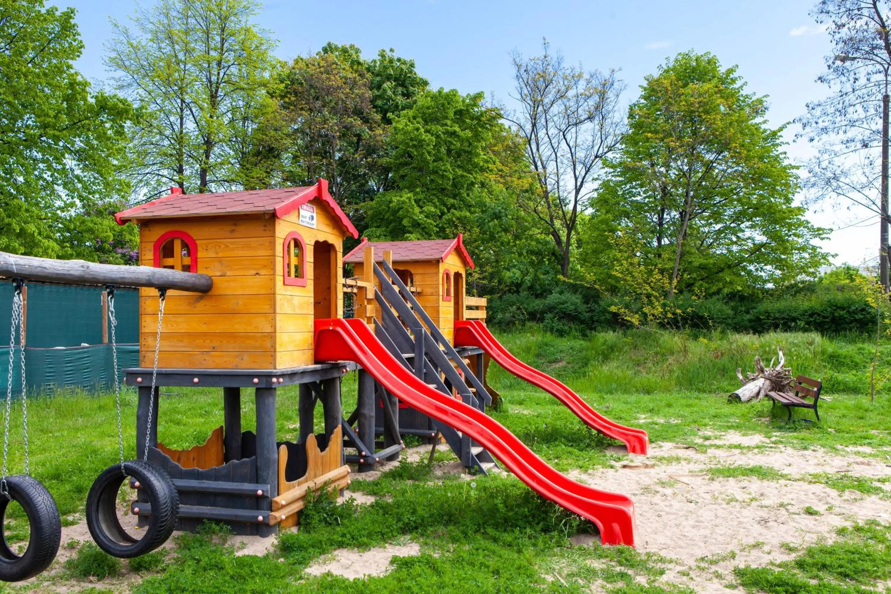 Children play ground in Hostel Montessori