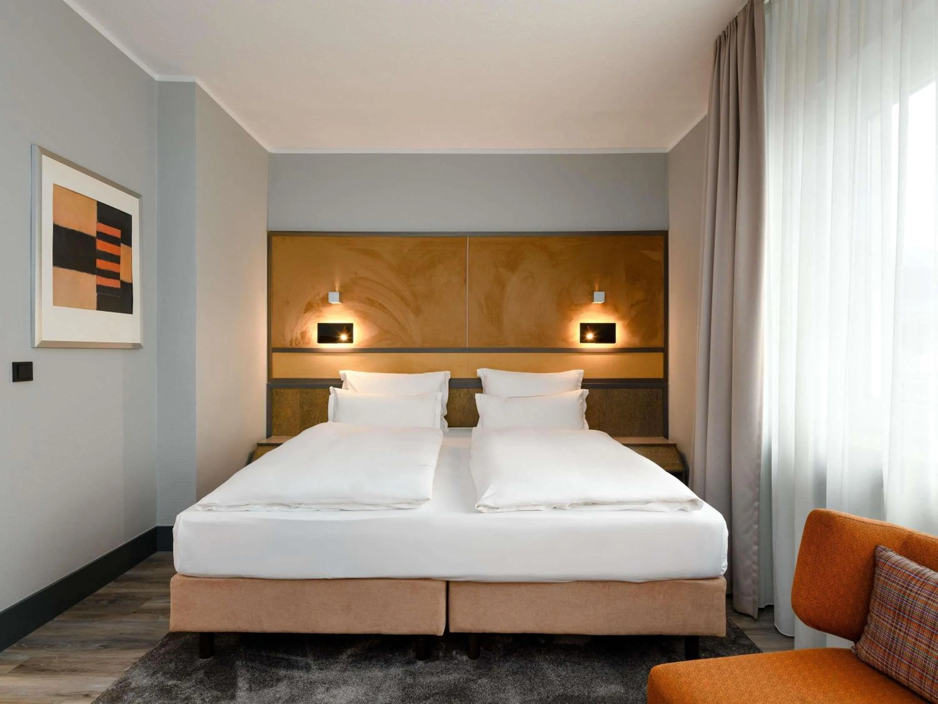 Bedroom, Bed in Mercure Hotel Dortmund Centrum
