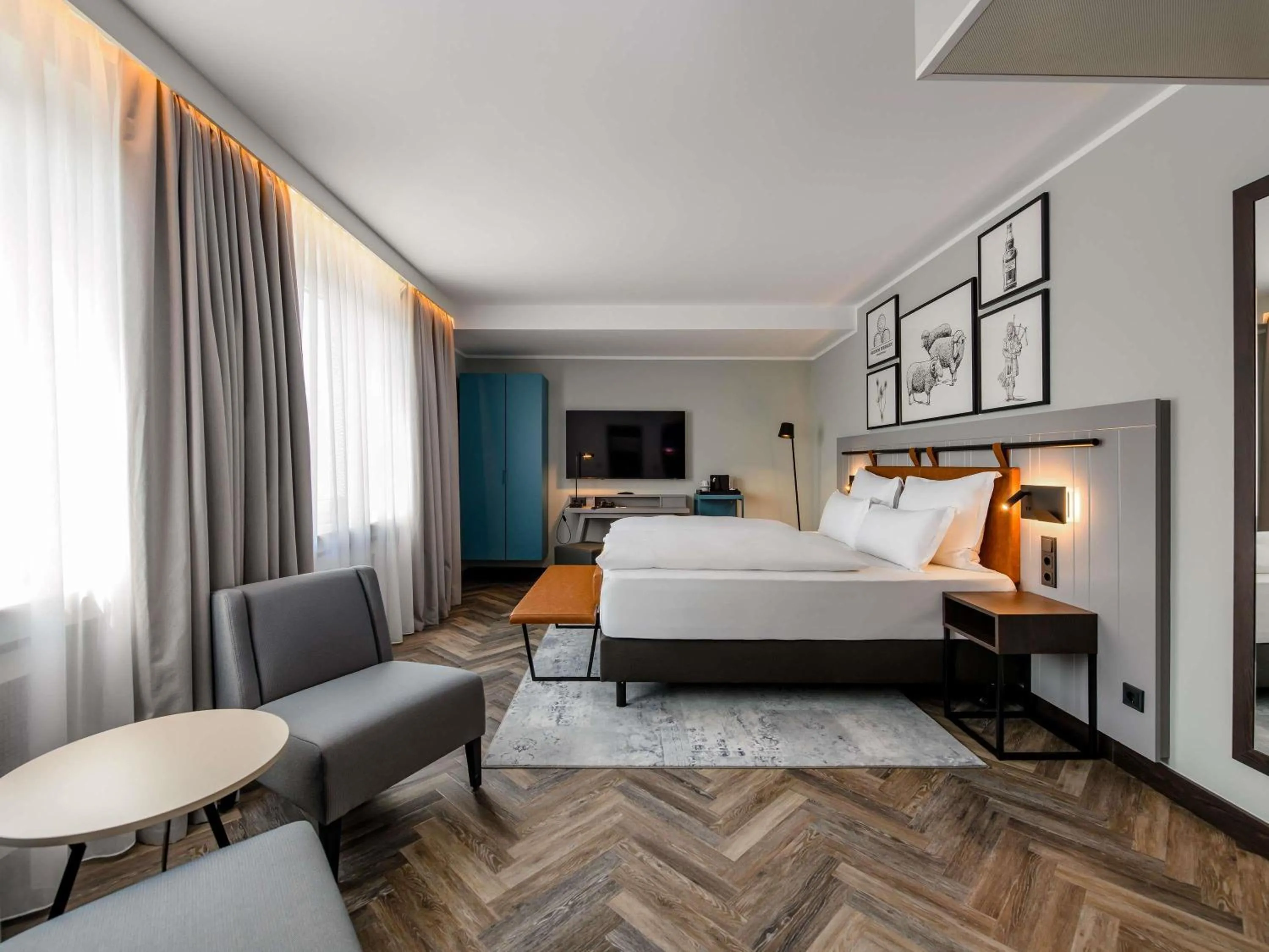 Bedroom, Bed in Mercure Hotel Dortmund Centrum