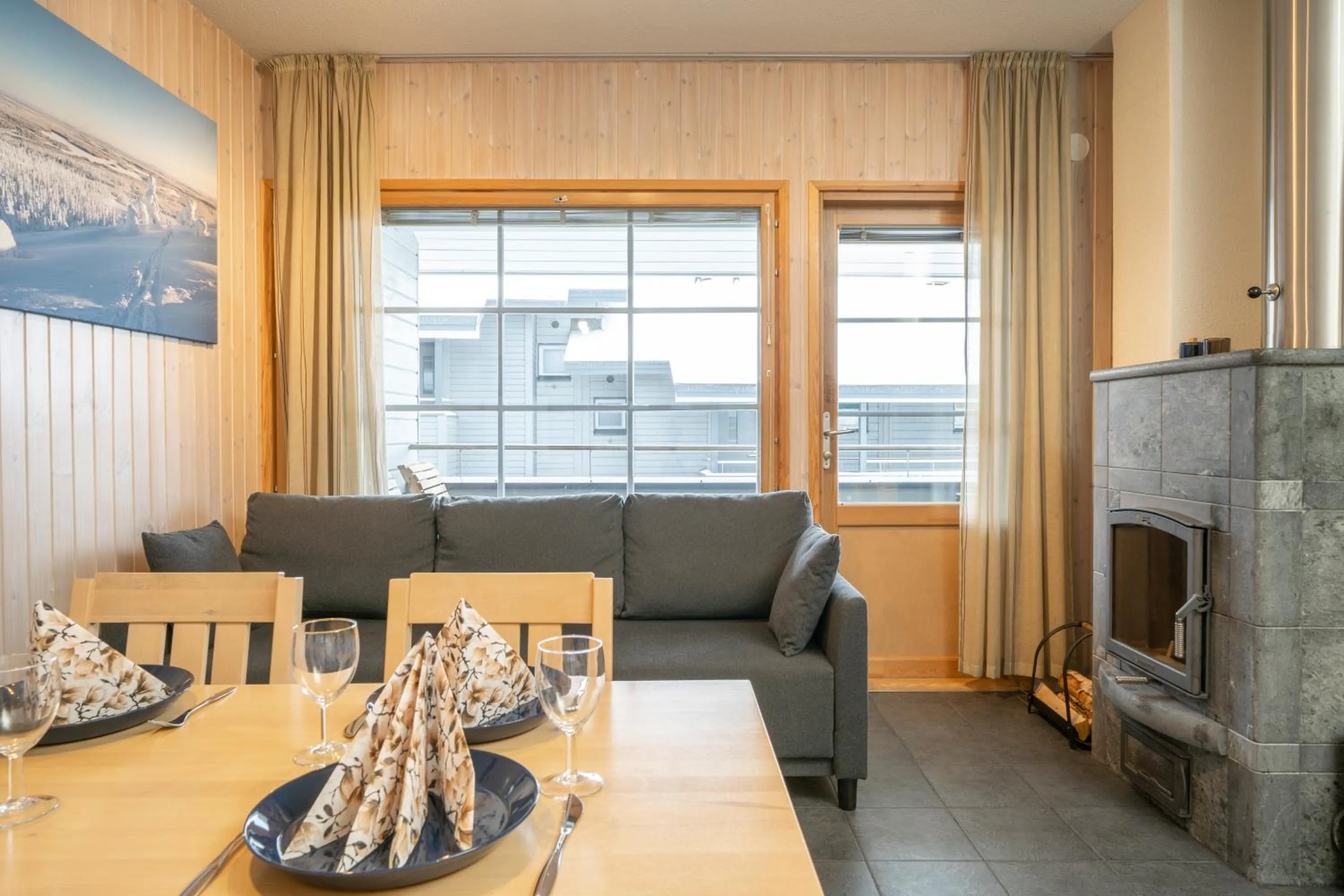 Living room in Ski-Inn RukaTonttu