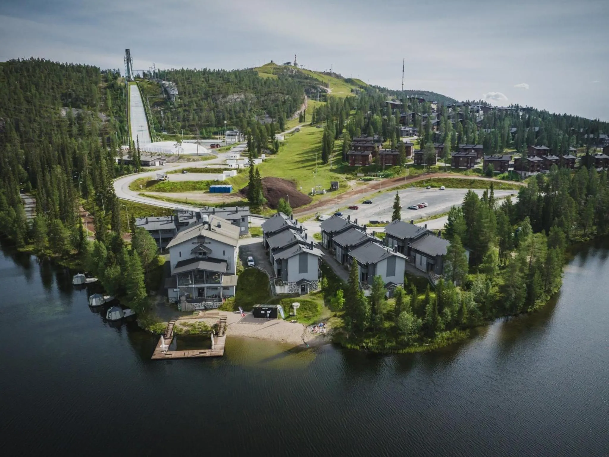 Mountain view in Ski-Inn RukaTonttu